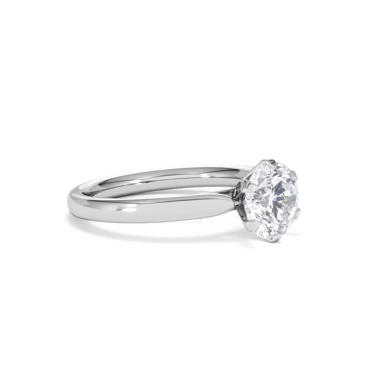 1.5ct Diamond Engagement Ring Low Set Chloe Lab F/VS1 18K White Gold - Image 18