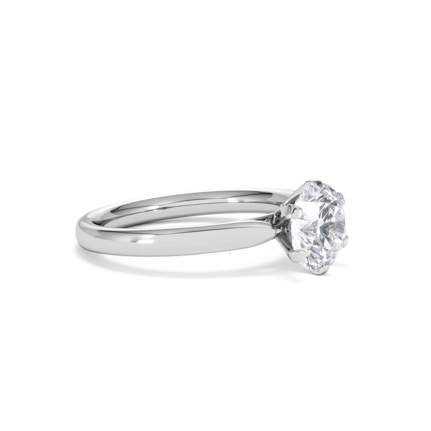 1.5ct Diamond Engagement Ring Low Set Chloe Lab F/VS1 18K White Gold - Image 19