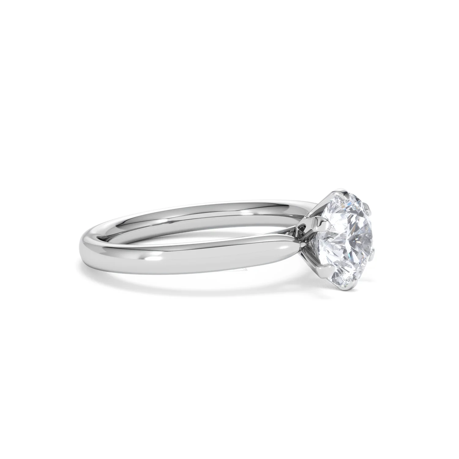 1.5ct Diamond Engagement Ring Low Set Chloe Lab F/VS1 18K White Gold - Image 20