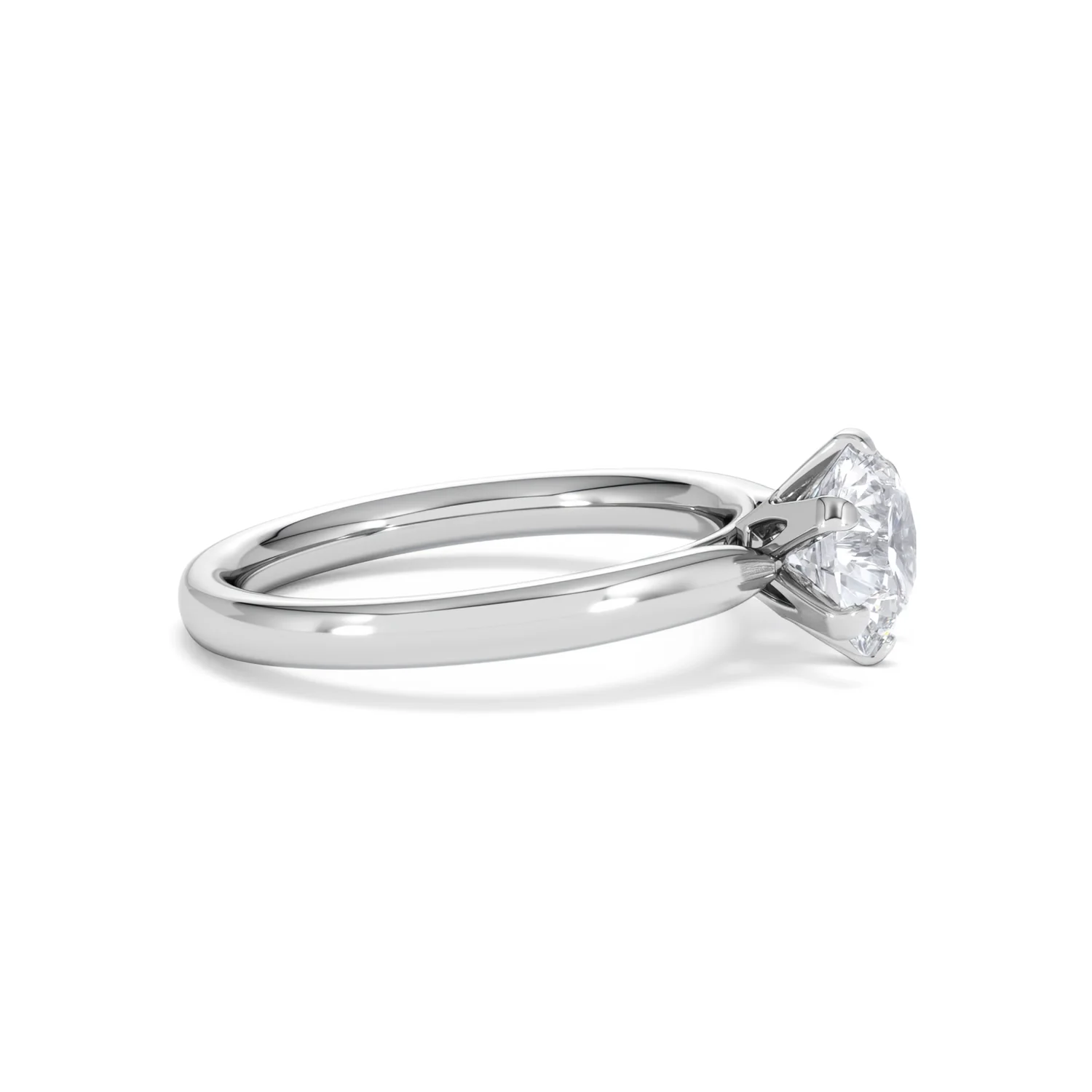 1.5ct Diamond Engagement Ring Low Set Chloe Lab F/VS1 18K White Gold - Image 24