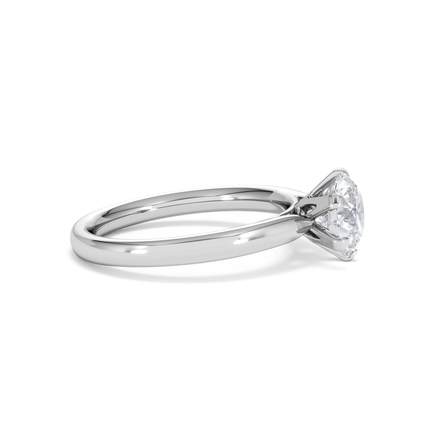 1.5ct Diamond Engagement Ring Low Set Chloe Lab F/VS1 18K White Gold - Image 25
