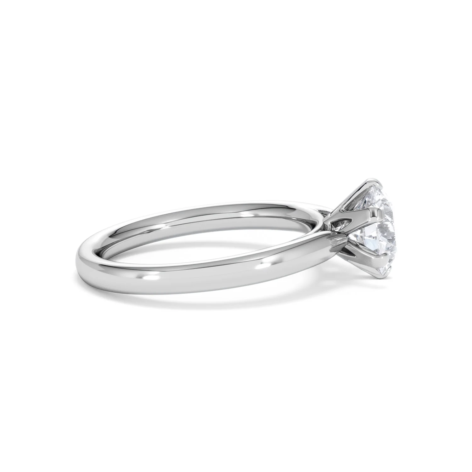 1.5ct Diamond Engagement Ring Low Set Chloe Lab F/VS1 18K White Gold - Image 27