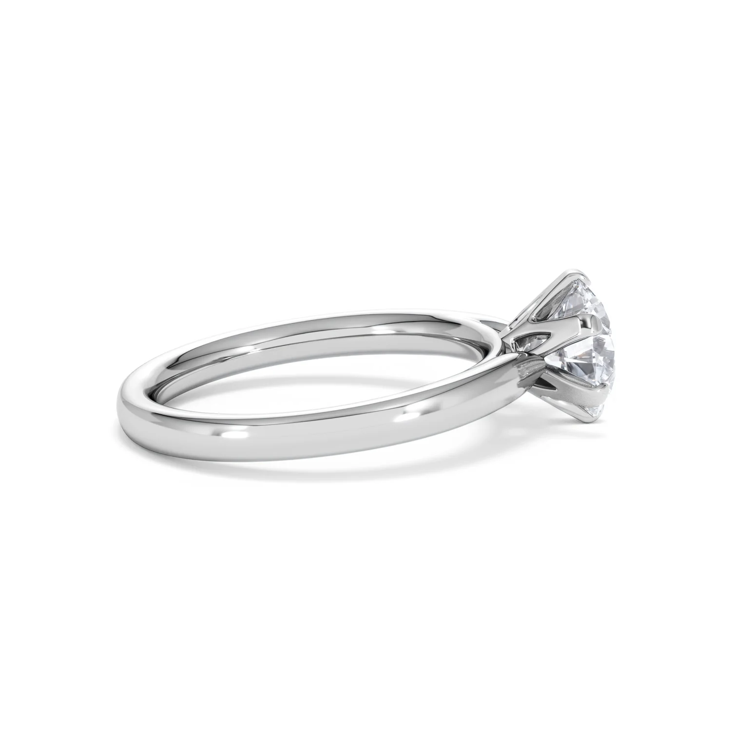 1.5ct Diamond Engagement Ring Low Set Chloe Lab F/VS1 18K White Gold - Image 29