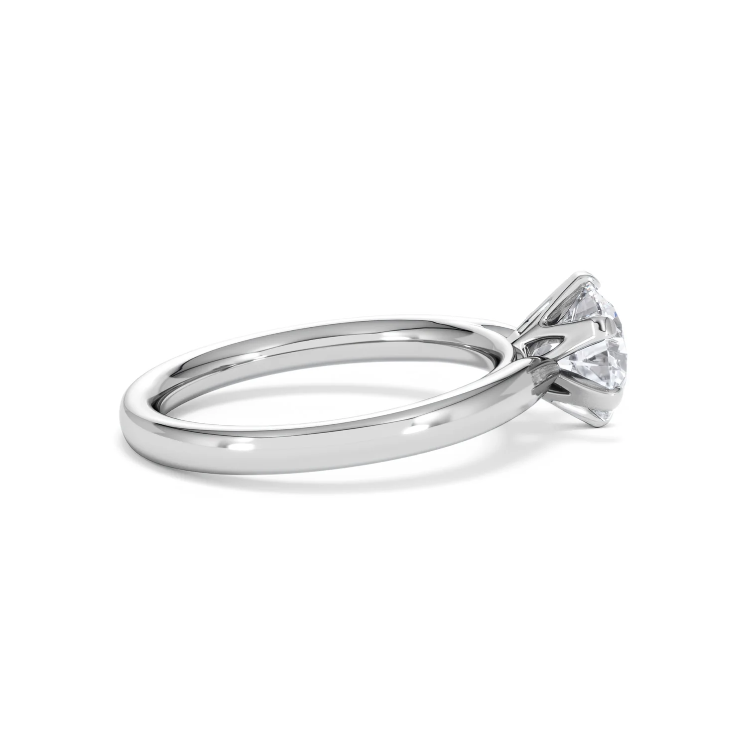 1.5ct Diamond Engagement Ring Low Set Chloe Lab F/VS1 18K White Gold - Image 30
