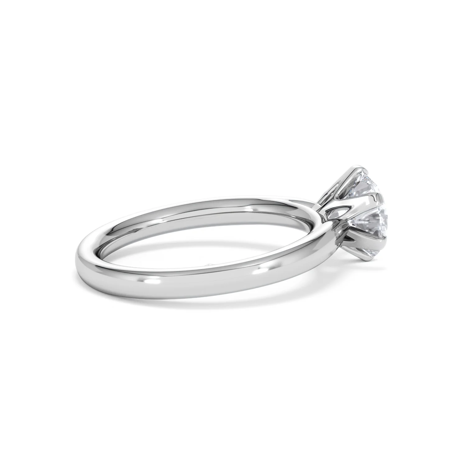 1.5ct Diamond Engagement Ring Low Set Chloe Lab F/VS1 18K White Gold - Image 32