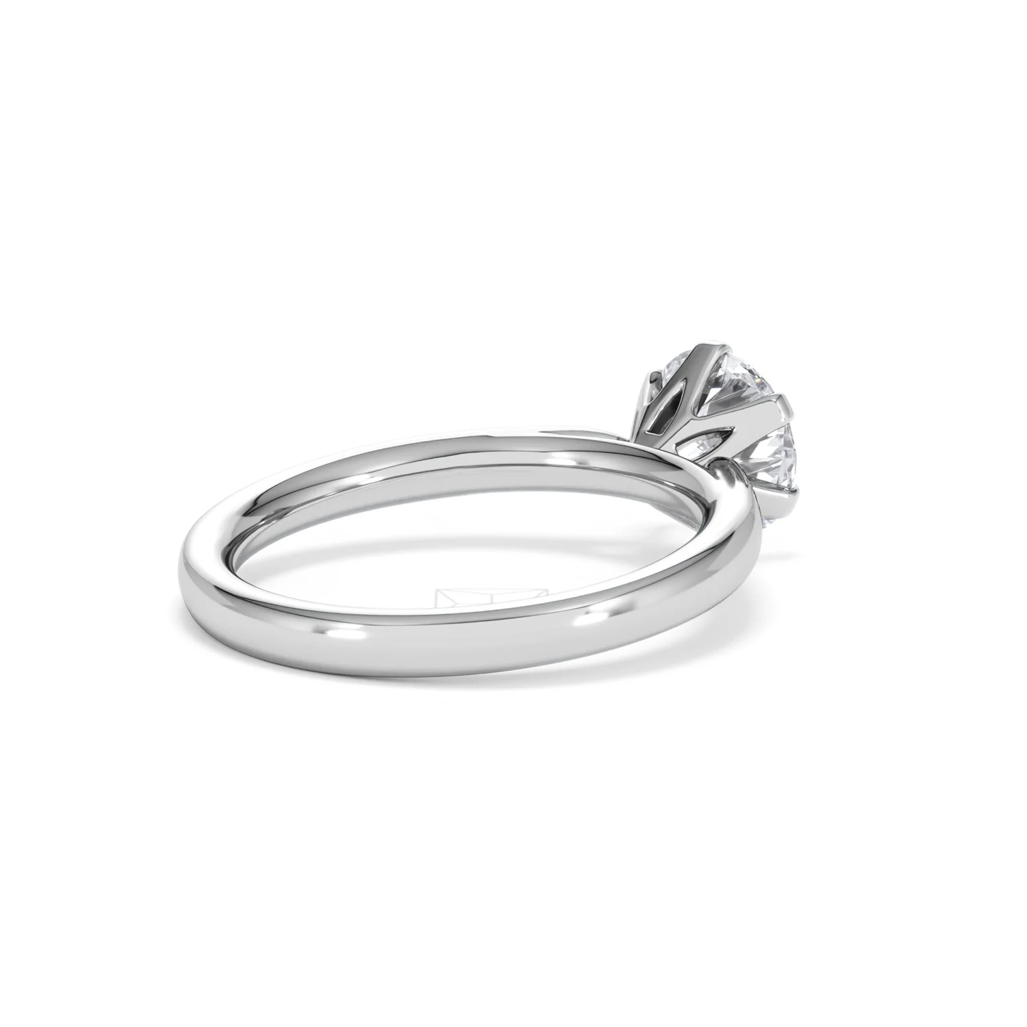 1.5ct Diamond Engagement Ring Low Set Chloe Lab F/VS1 18K White Gold - Image 38