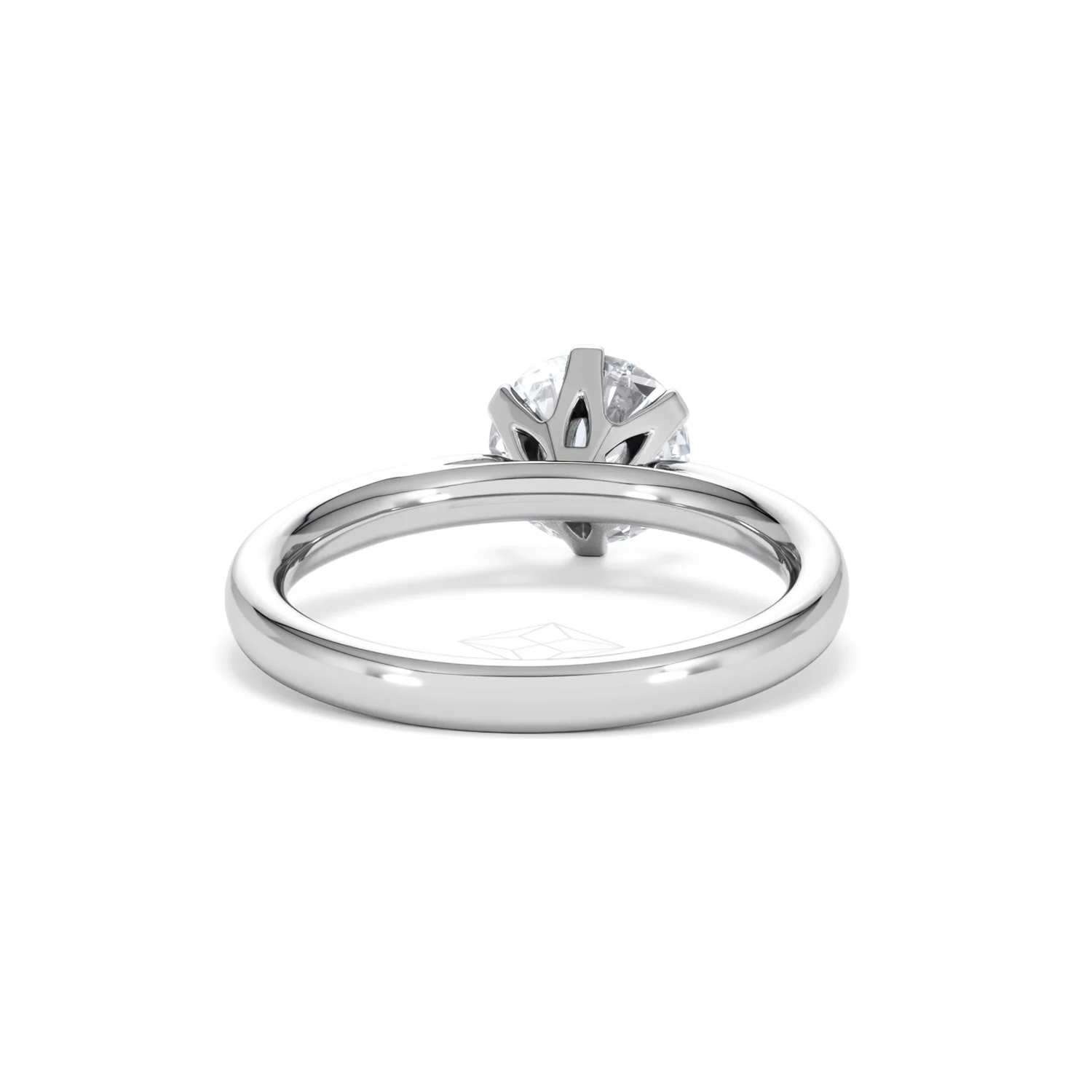 1.5ct Diamond Engagement Ring Low Set Chloe Lab F/VS1 18K White Gold - Image 46