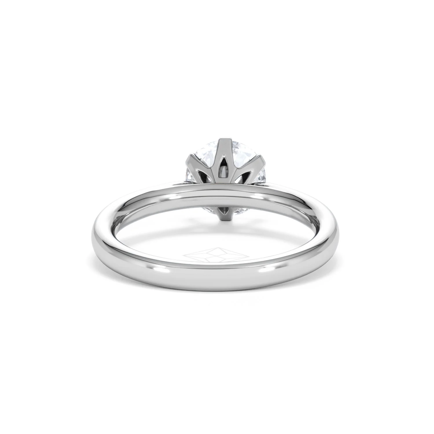 1.5ct Diamond Engagement Ring Low Set Chloe Lab F/VS1 18K White Gold - Image 47