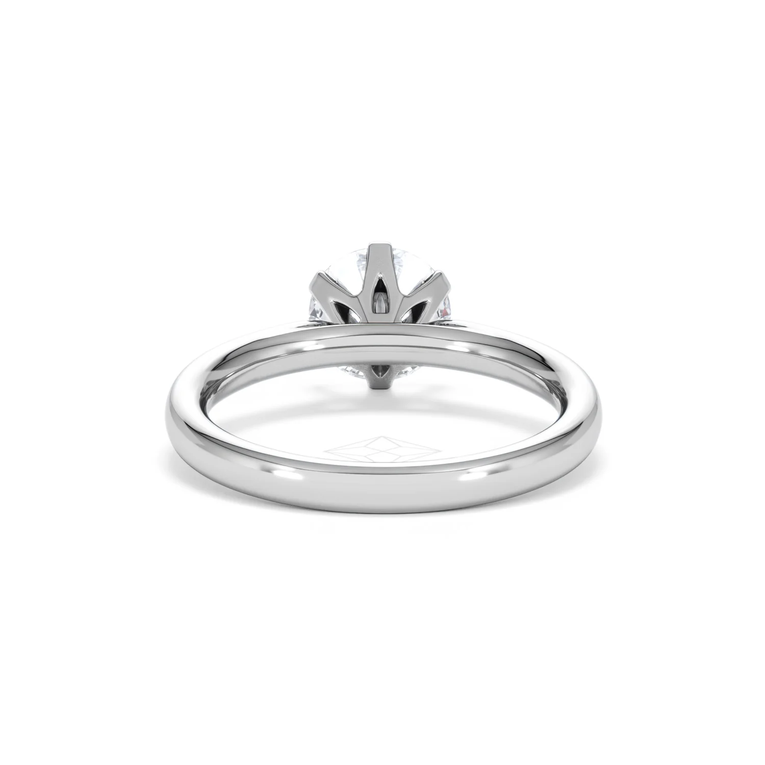 1.5ct Diamond Engagement Ring Low Set Chloe Lab F/VS1 18K White Gold - Image 48