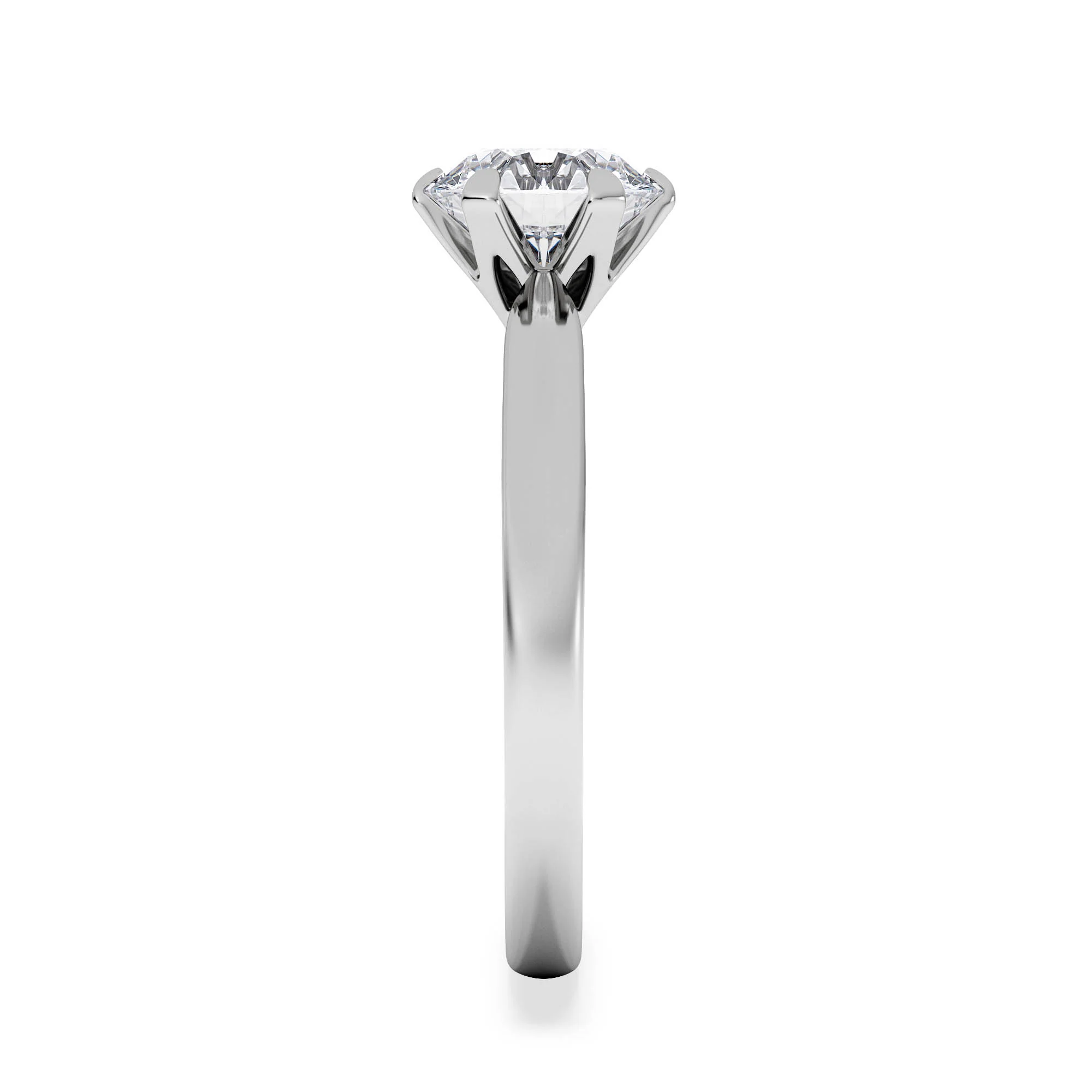 1.5ct Diamond Engagement Ring Low Set Chloe Lab F/VS1 18K White Gold - Image 5