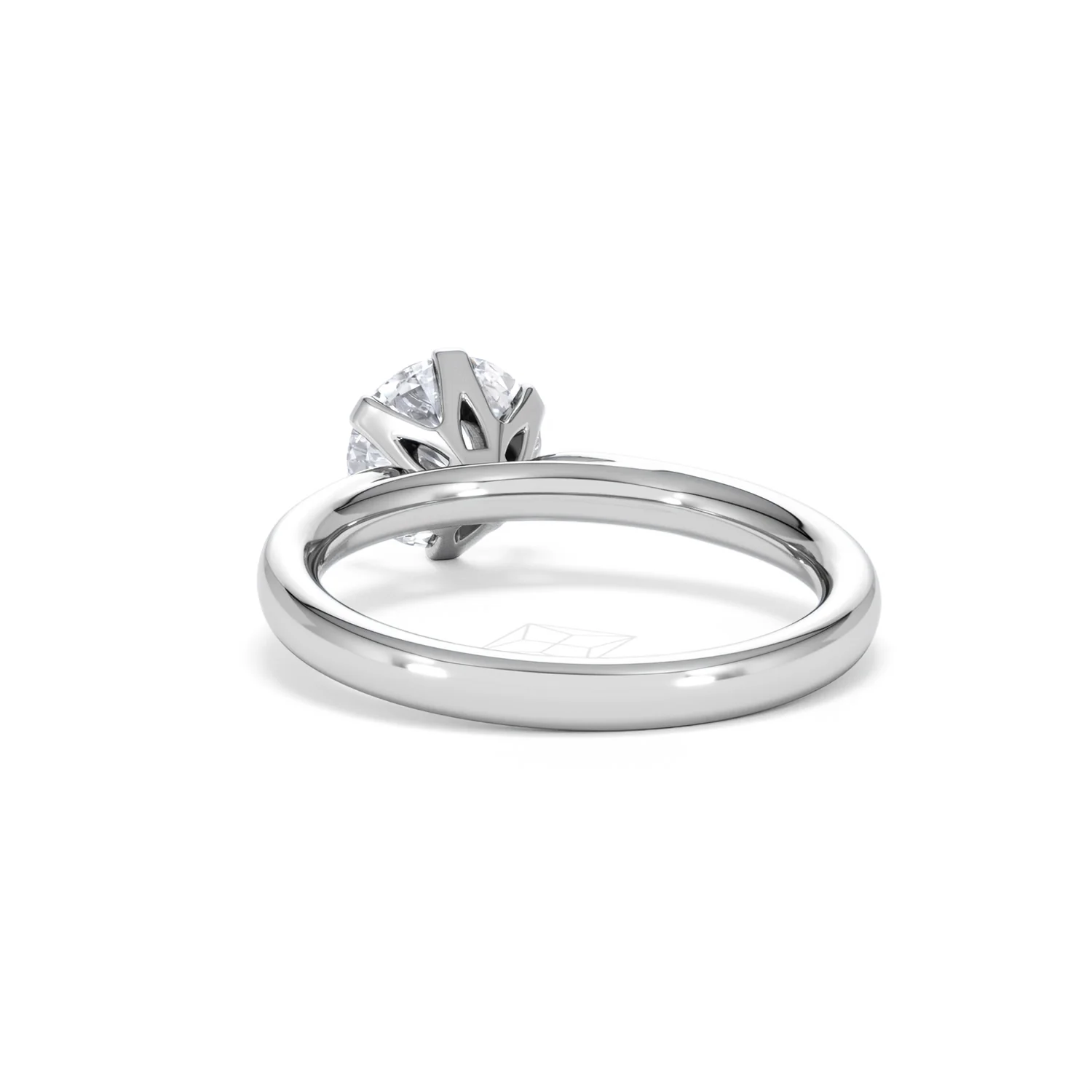 1.5ct Diamond Engagement Ring Low Set Chloe Lab F/VS1 18K White Gold - Image 52