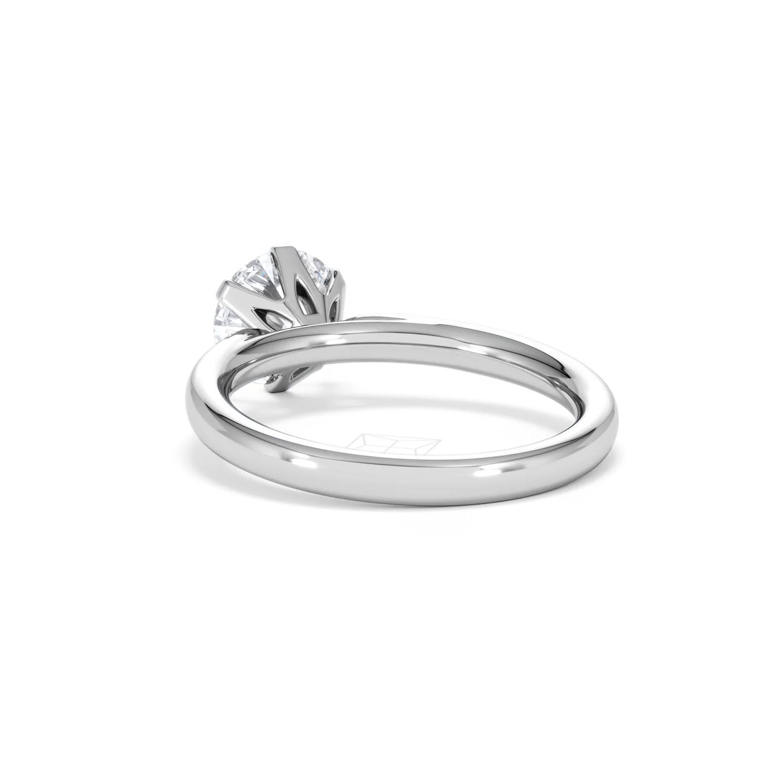 1.5ct Diamond Engagement Ring Low Set Chloe Lab F/VS1 18K White Gold - Image 54