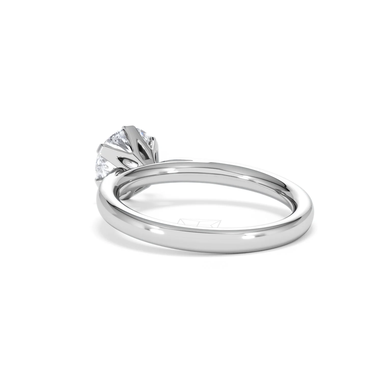 1.5ct Diamond Engagement Ring Low Set Chloe Lab F/VS1 18K White Gold - Image 56