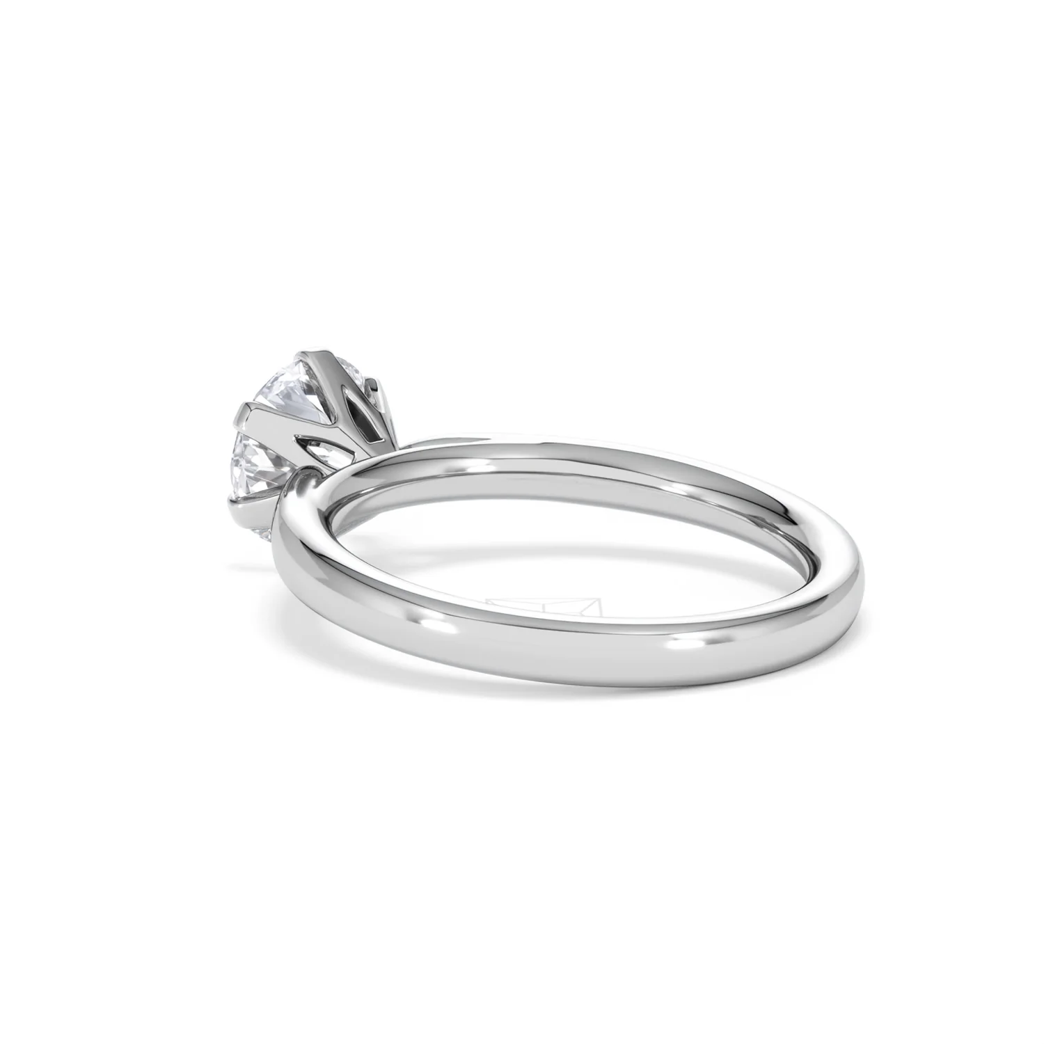 1.5ct Diamond Engagement Ring Low Set Chloe Lab F/VS1 18K White Gold - Image 58