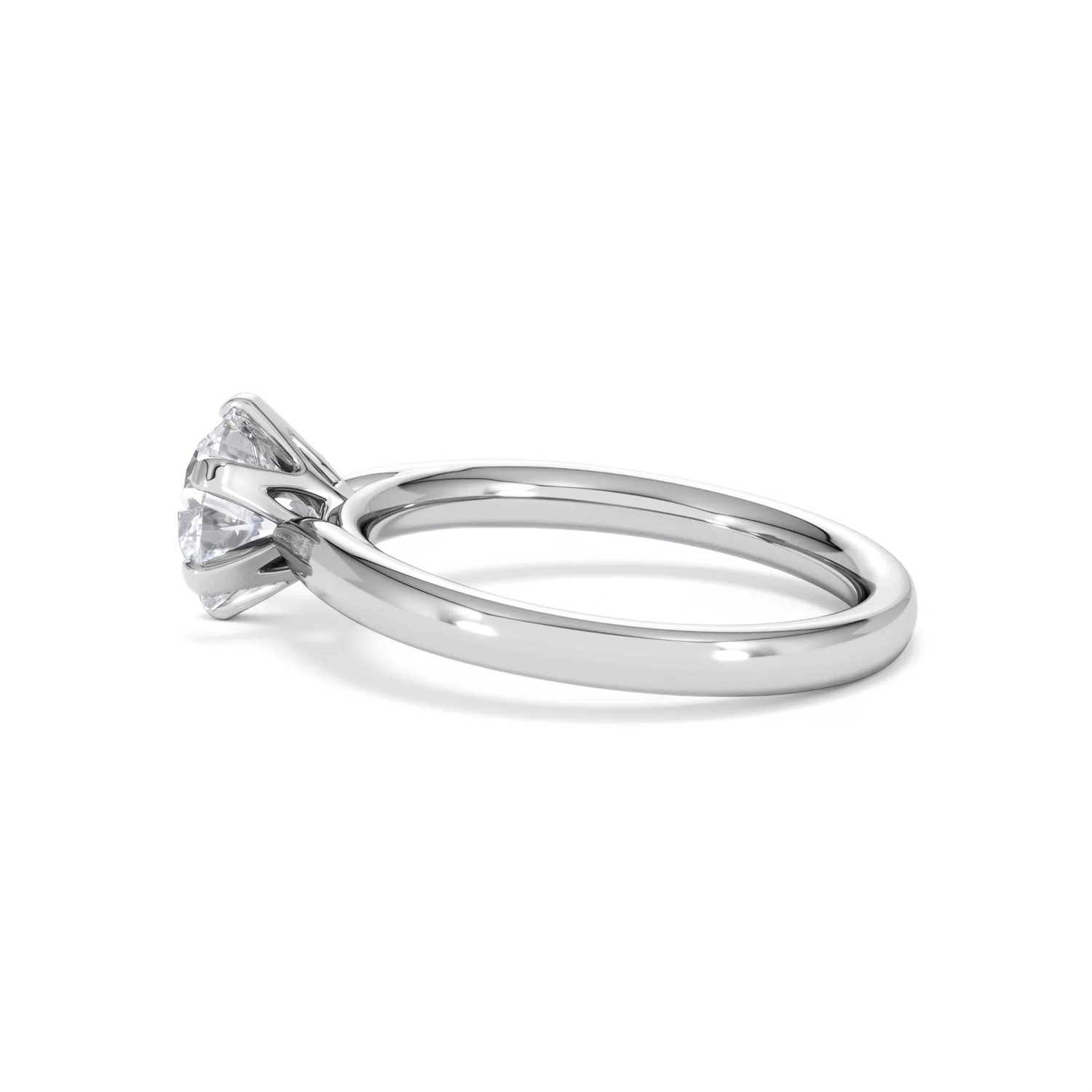 1.5ct Diamond Engagement Ring Low Set Chloe Lab F/VS1 18K White Gold - Image 65