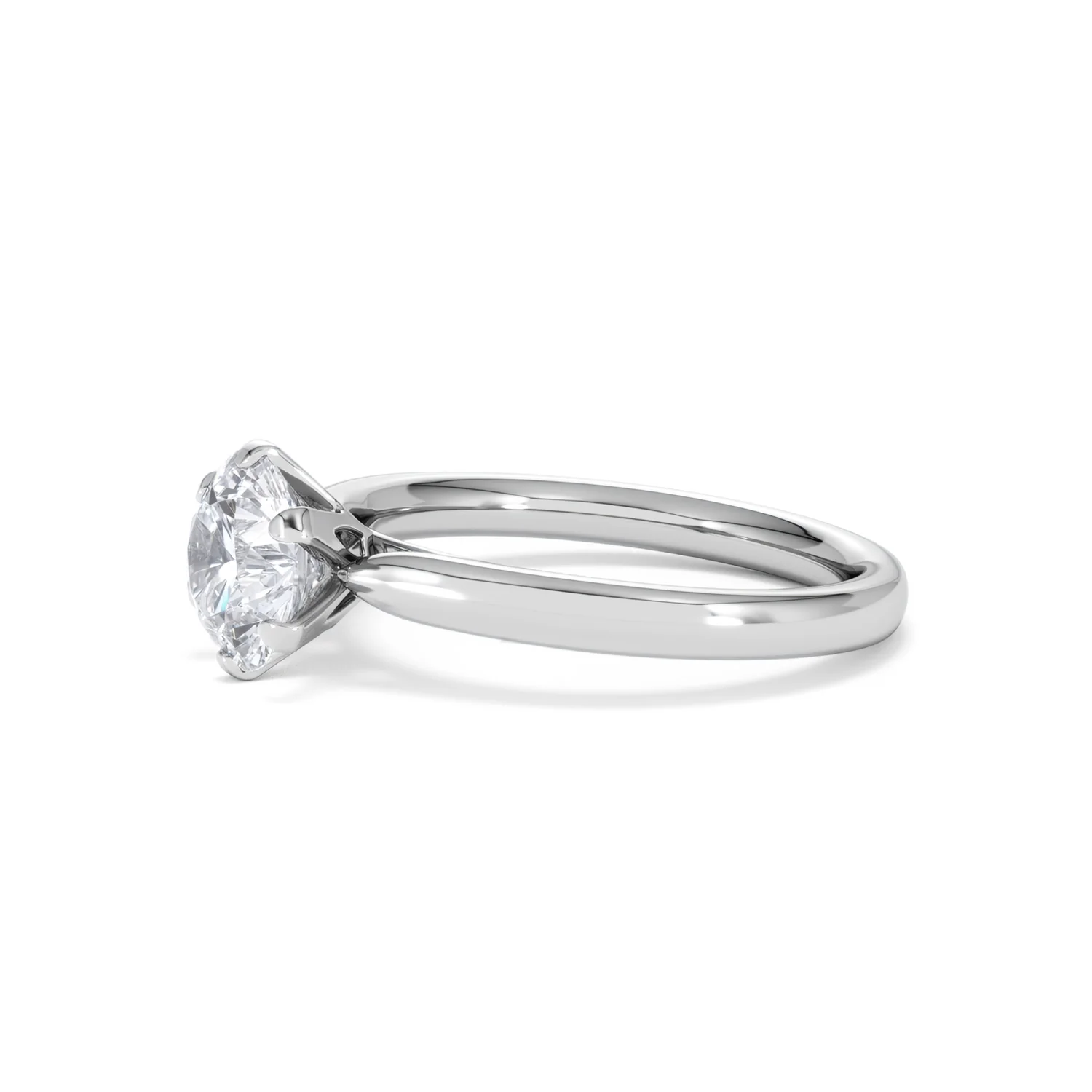 1.5ct Diamond Engagement Ring Low Set Chloe Lab F/VS1 18K White Gold - Image 74