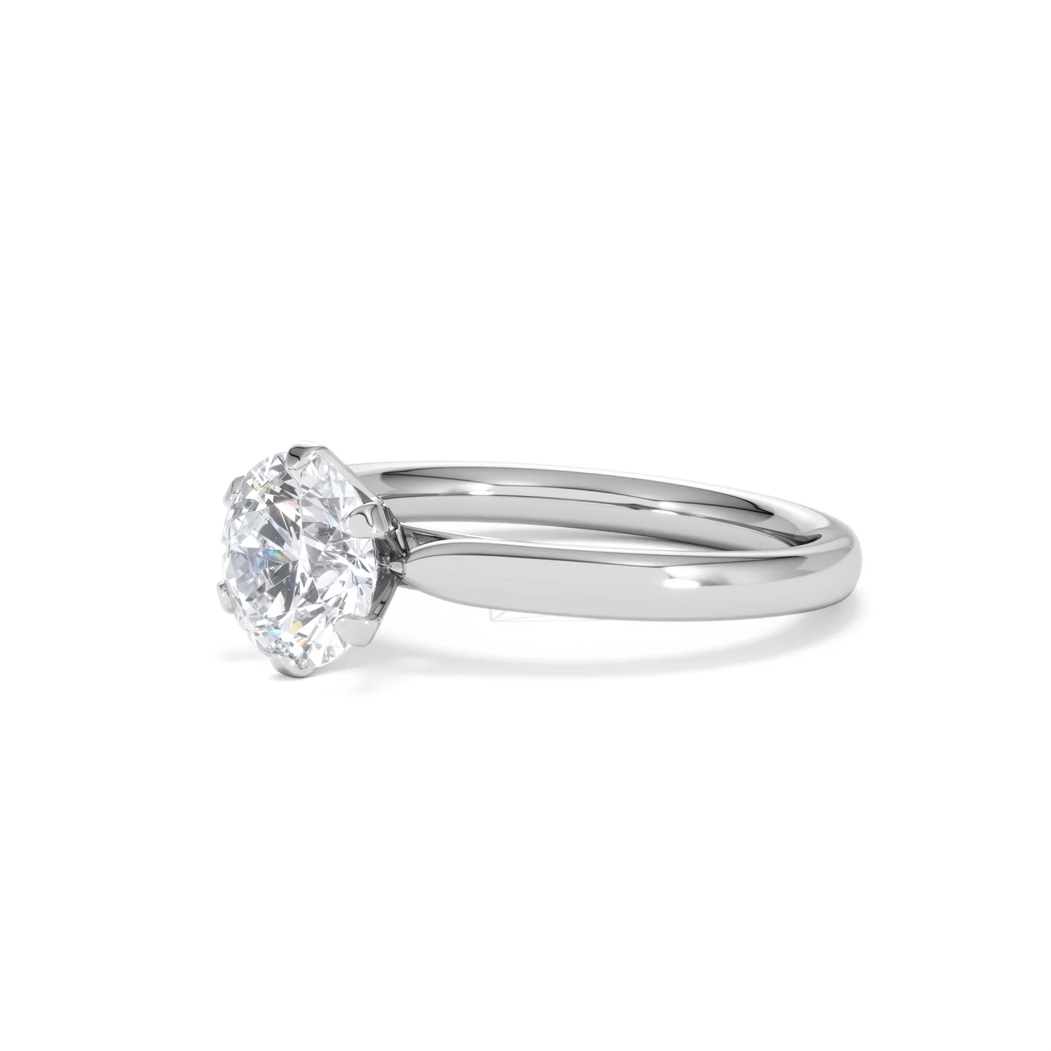 1.5ct Diamond Engagement Ring Low Set Chloe Lab F/VS1 18K White Gold - Image 78