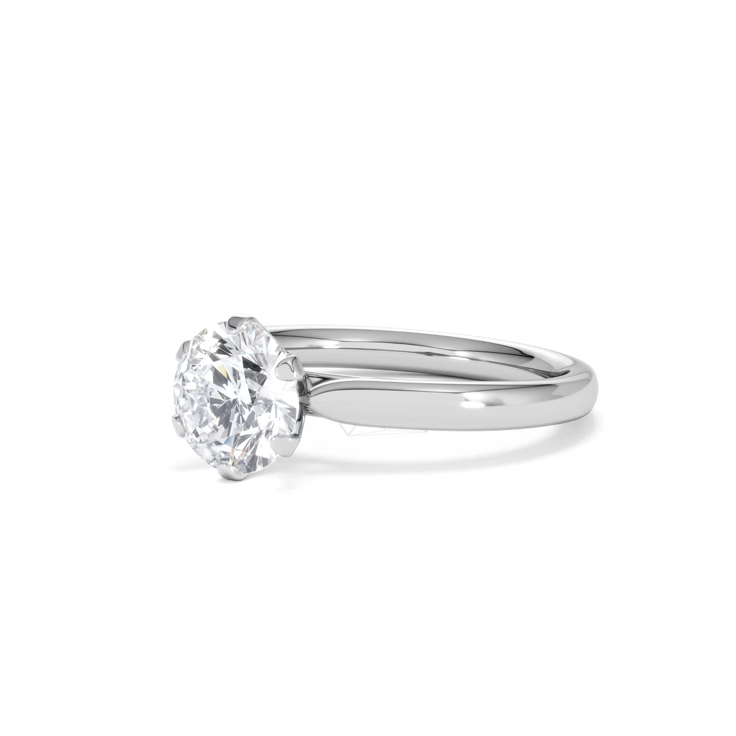 1.5ct Diamond Engagement Ring Low Set Chloe Lab F/VS1 18K White Gold - Image 80
