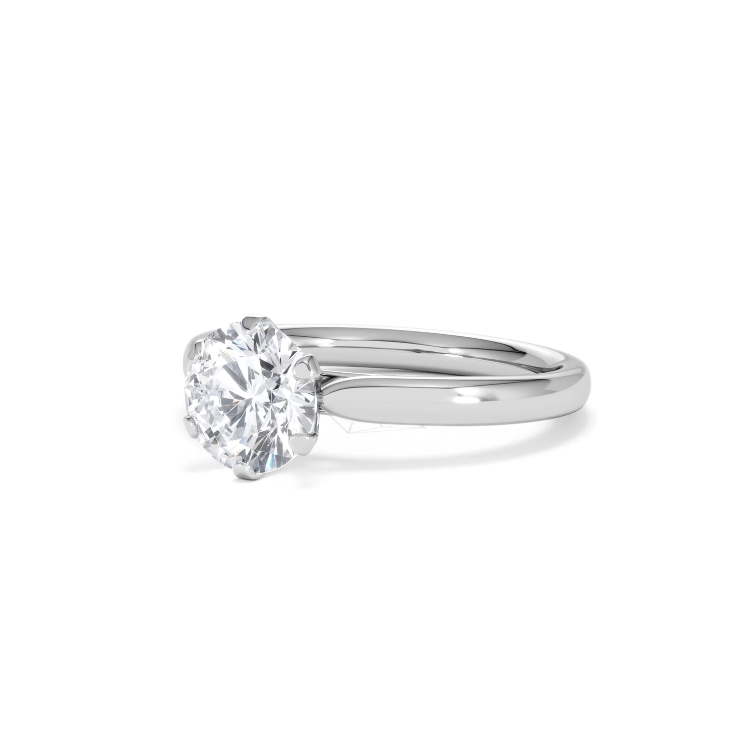 1.5ct Diamond Engagement Ring Low Set Chloe Lab F/VS1 18K White Gold - Image 81