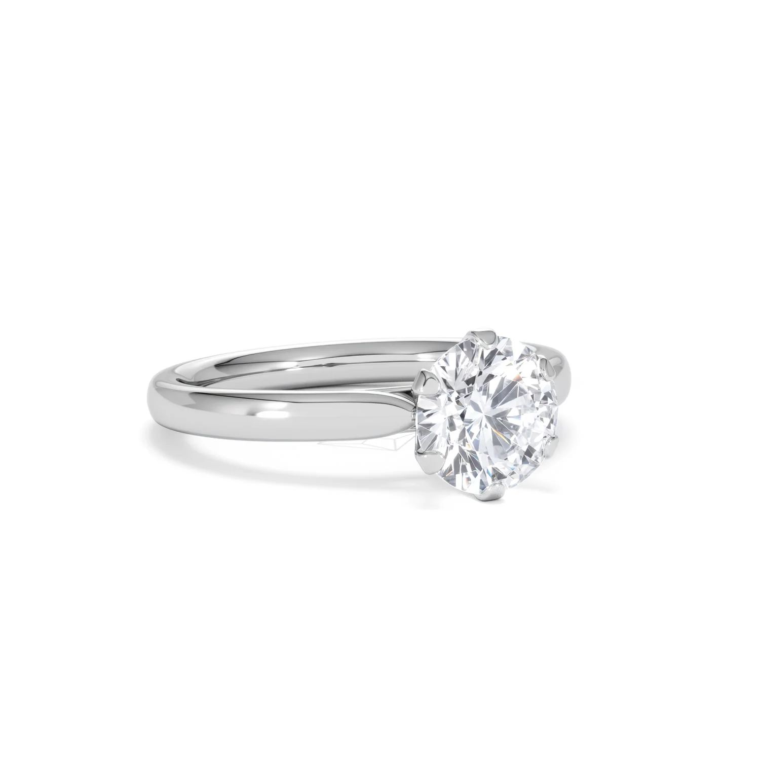 1.5ct Diamond Engagement Ring Low Set Chloe Lab F/VS1 Platinum - Image 14