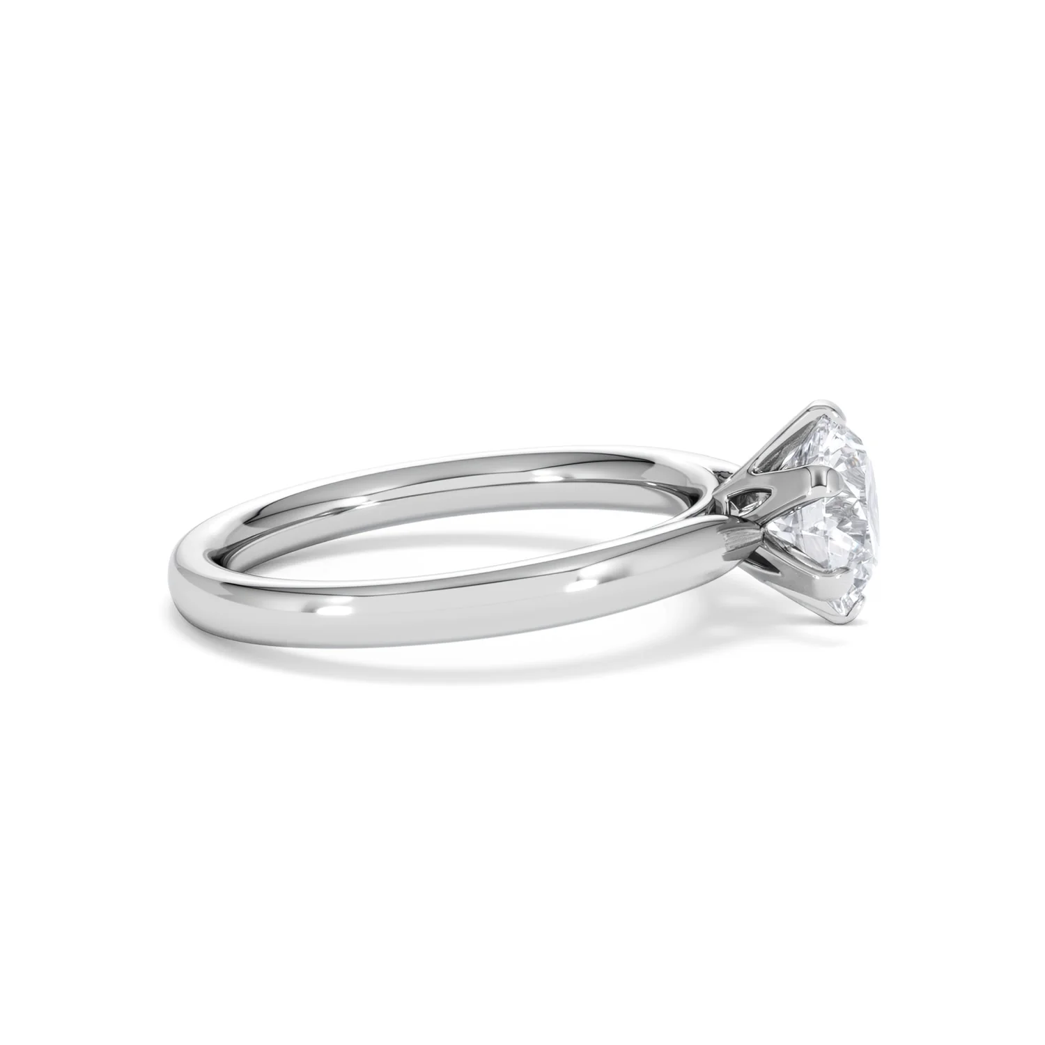1.5ct Diamond Engagement Ring Low Set Chloe Lab F/VS1 Platinum - Image 26
