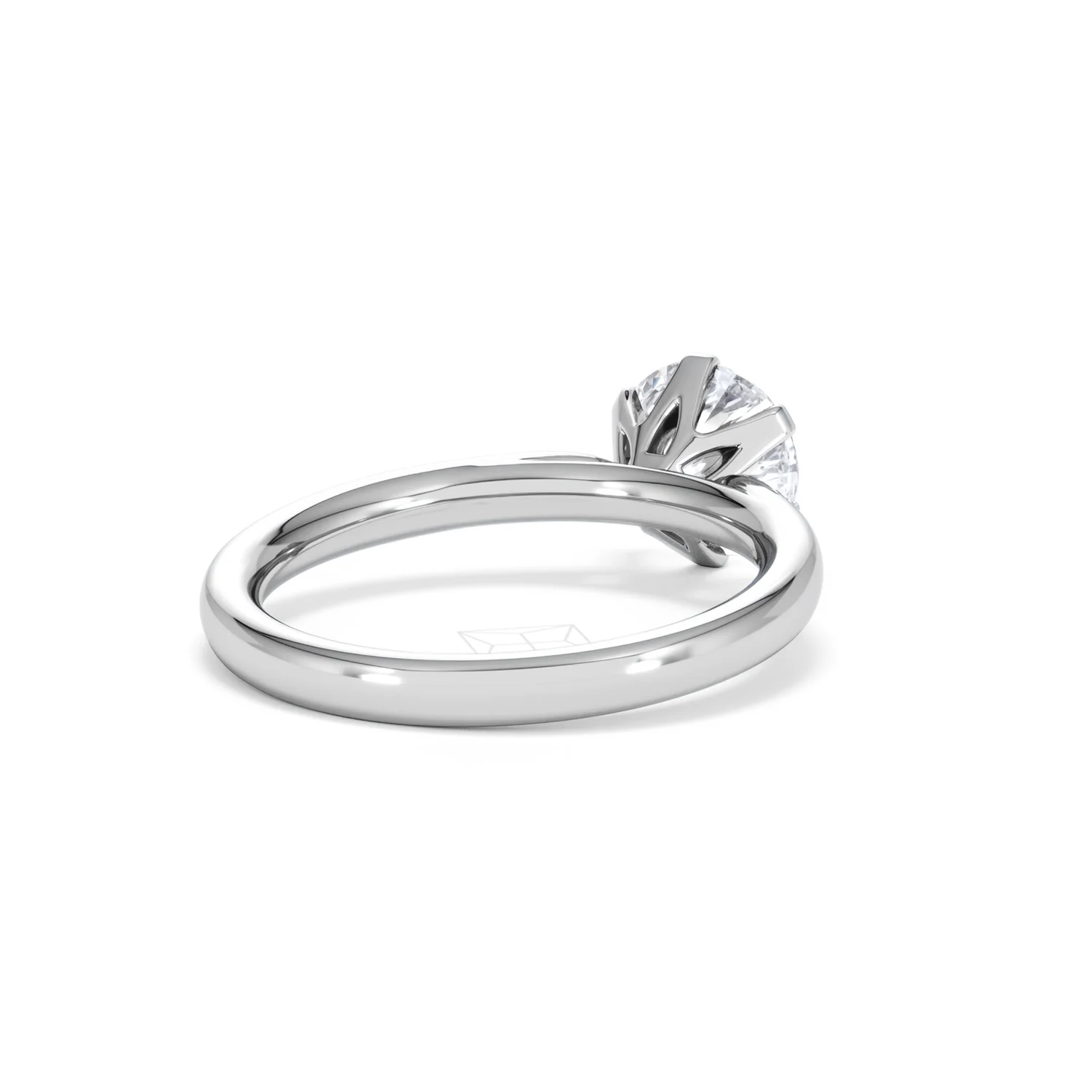 1.5ct Diamond Engagement Ring Low Set Chloe Lab F/VS1 Platinum - Image 41