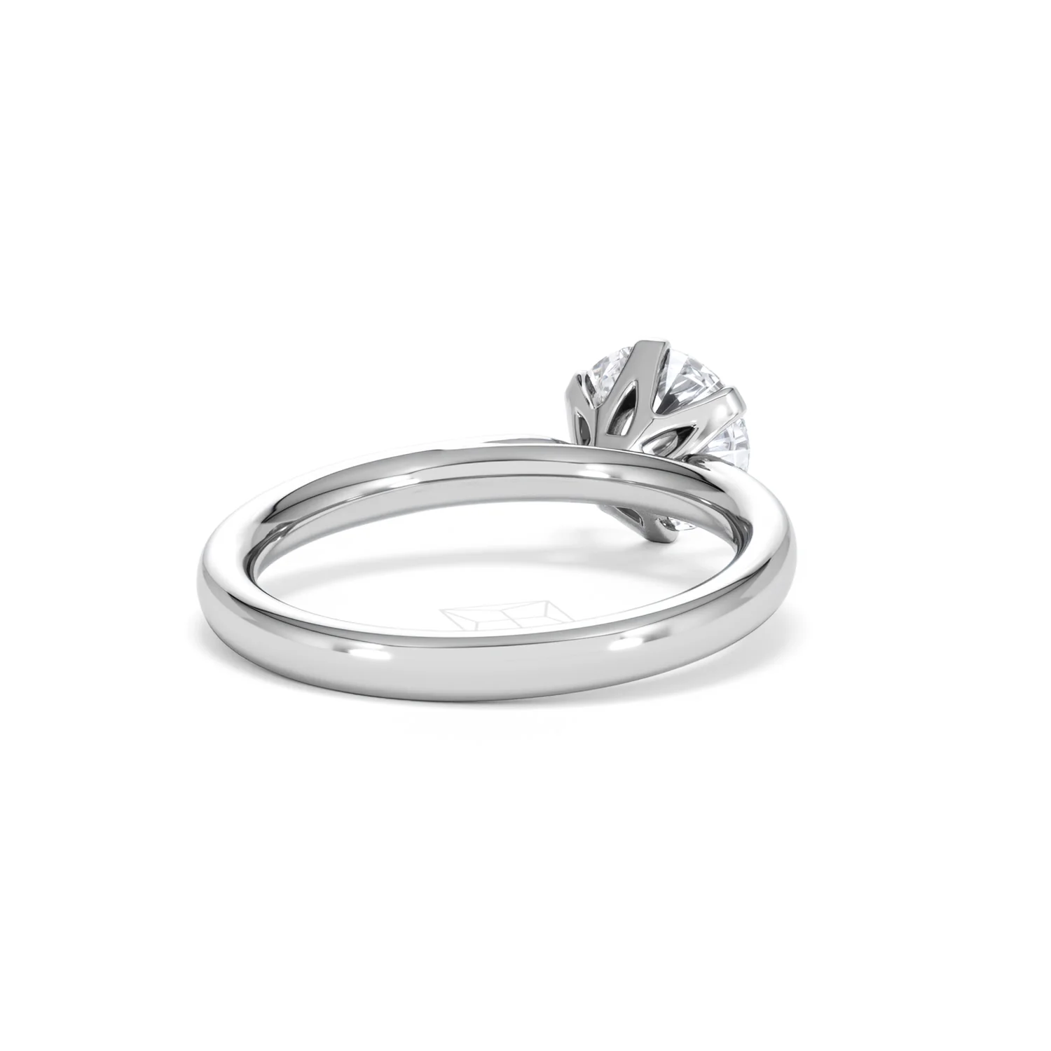 1.5ct Diamond Engagement Ring Low Set Chloe Lab F/VS1 Platinum - Image 42