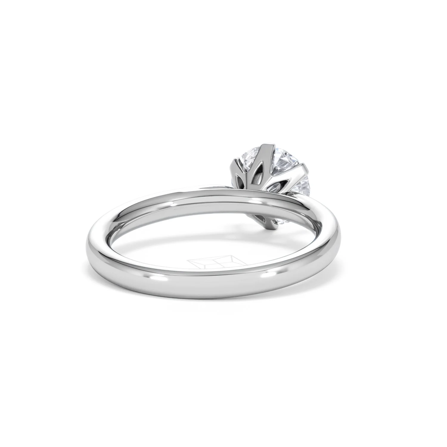 1.5ct Diamond Engagement Ring Low Set Chloe Lab F/VS1 Platinum - Image 43