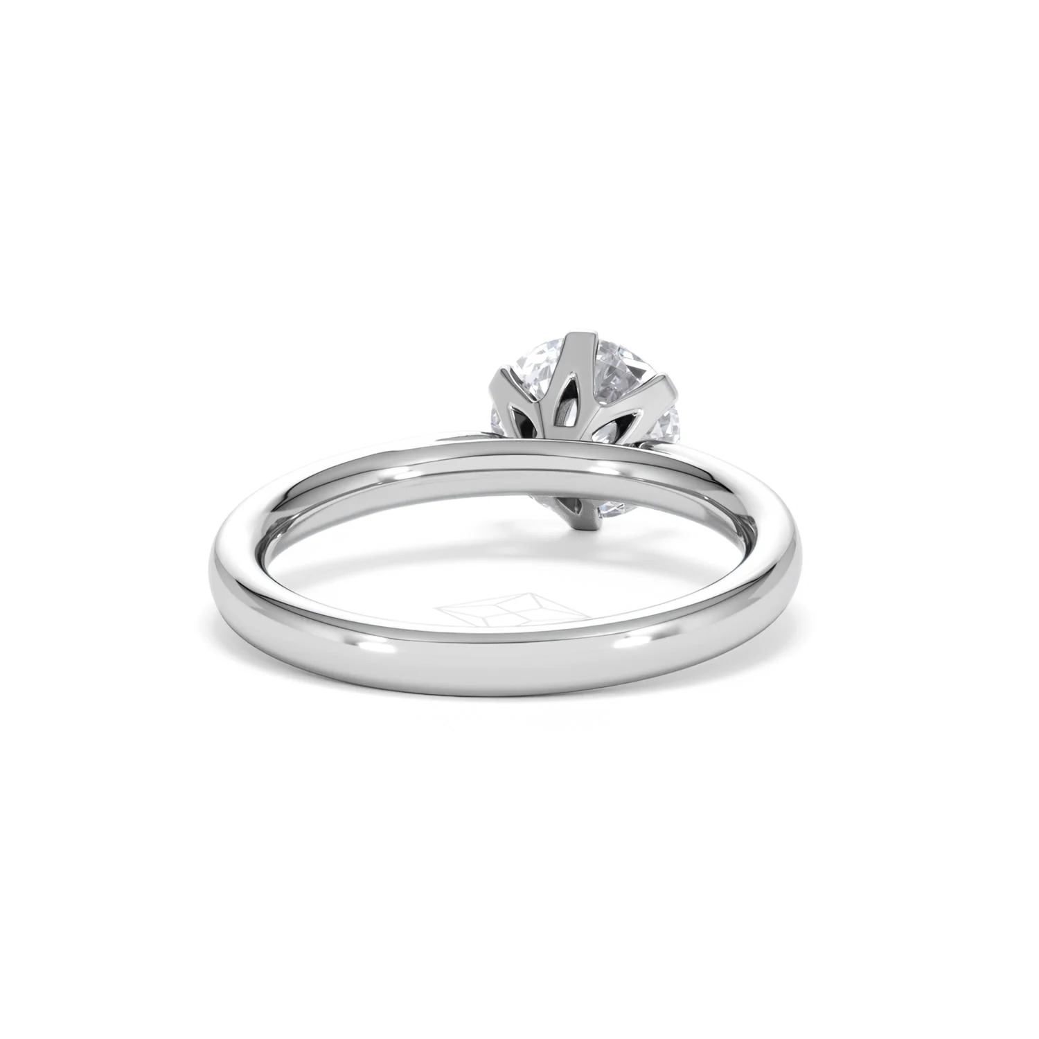 1.5ct Diamond Engagement Ring Low Set Chloe Lab F/VS1 Platinum - Image 45