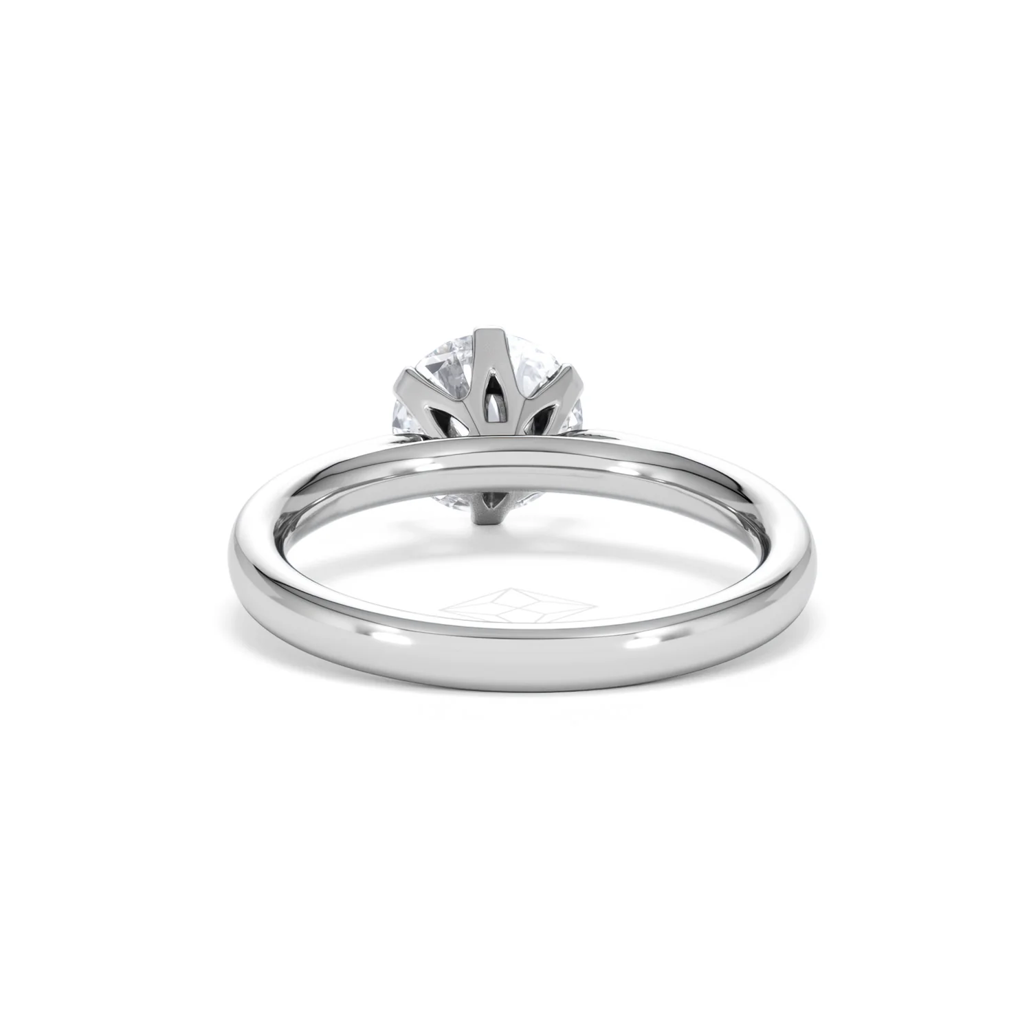 1.5ct Diamond Engagement Ring Low Set Chloe Lab F/VS1 Platinum - Image 49
