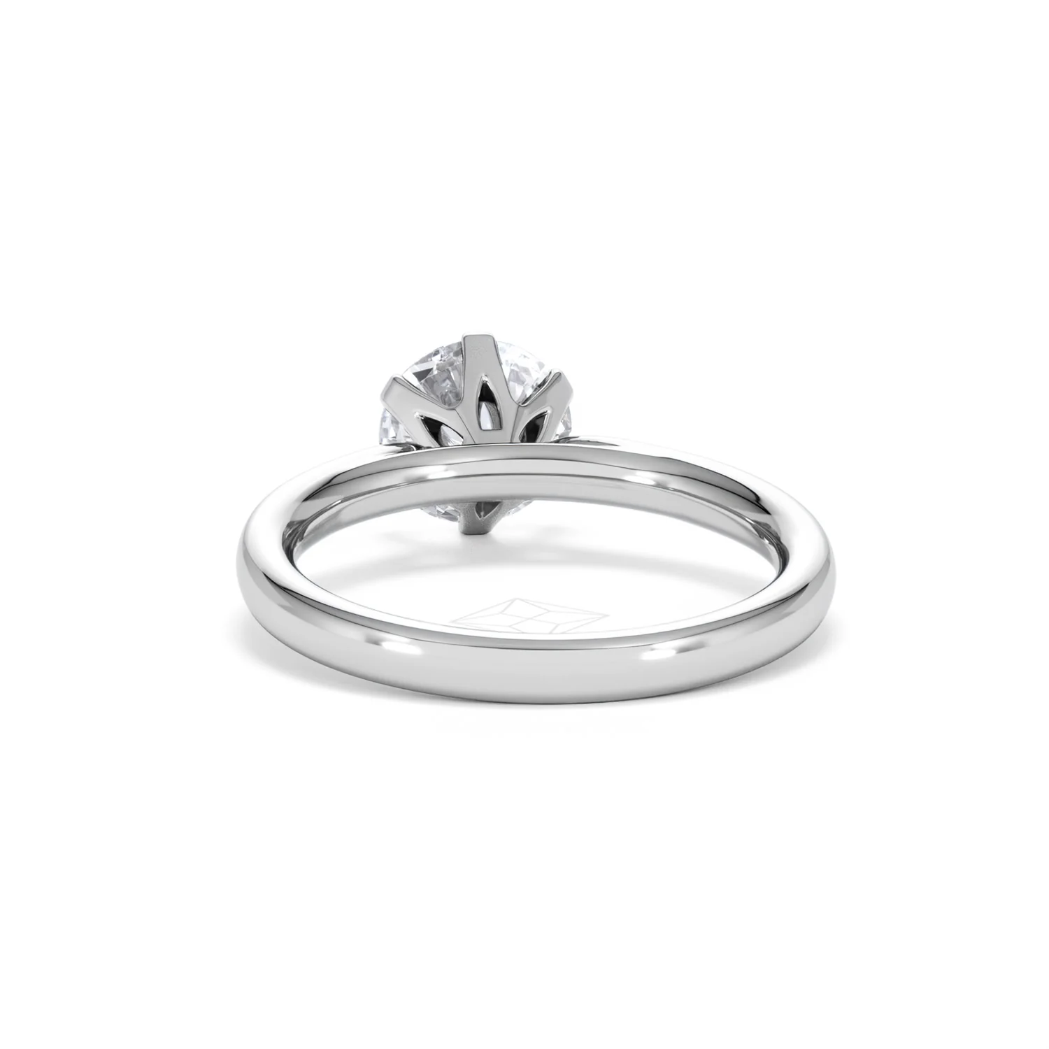 1.5ct Diamond Engagement Ring Low Set Chloe Lab F/VS1 Platinum - Image 50