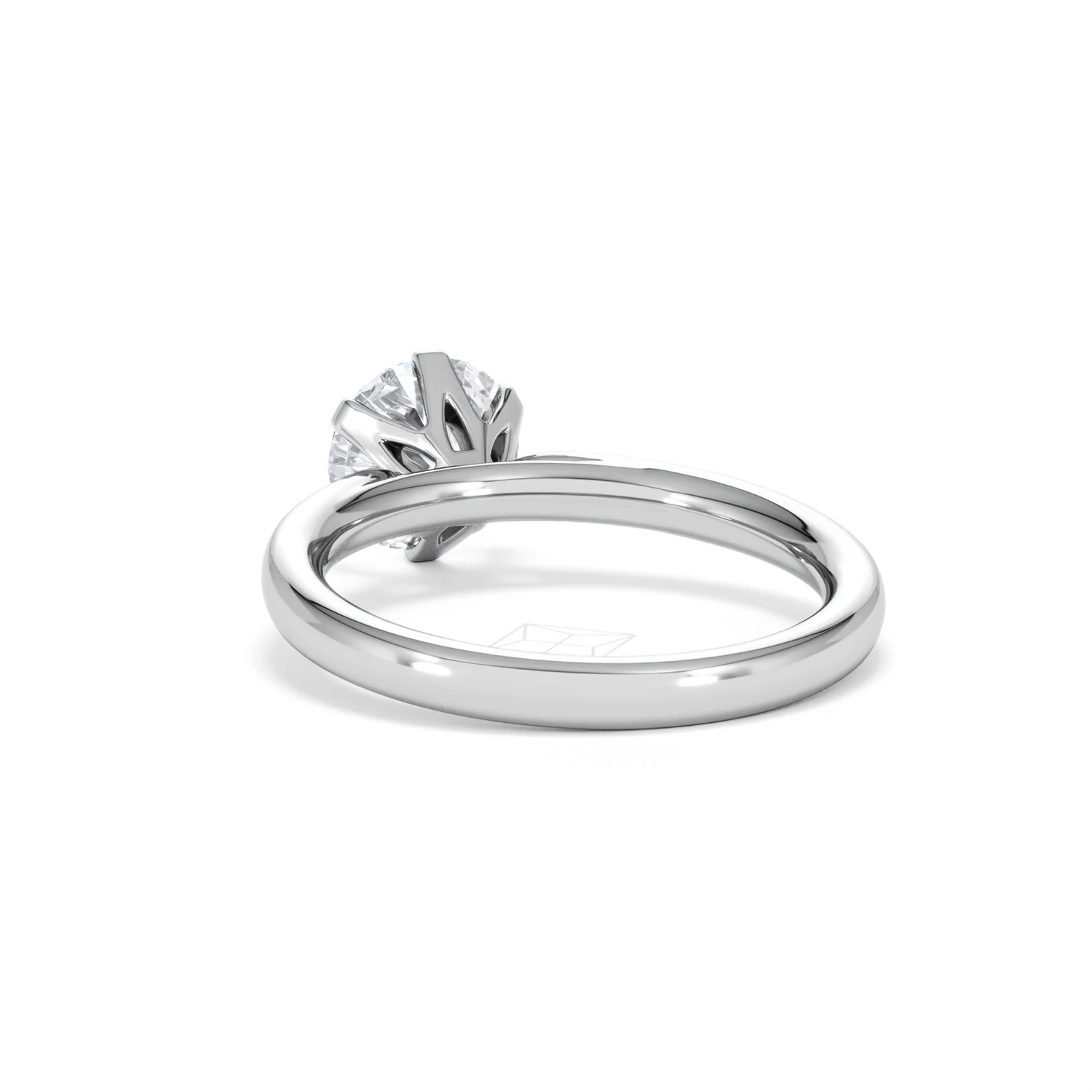 1.5ct Diamond Engagement Ring Low Set Chloe Lab F/VS1 Platinum - Image 53