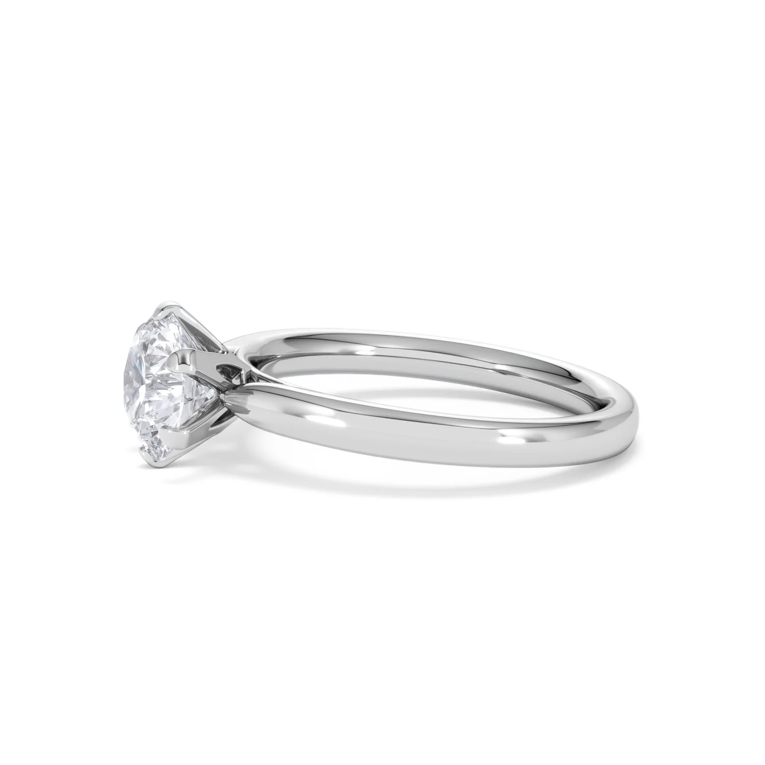 1.5ct Diamond Engagement Ring Low Set Chloe Lab F/VS1 Platinum - Image 72