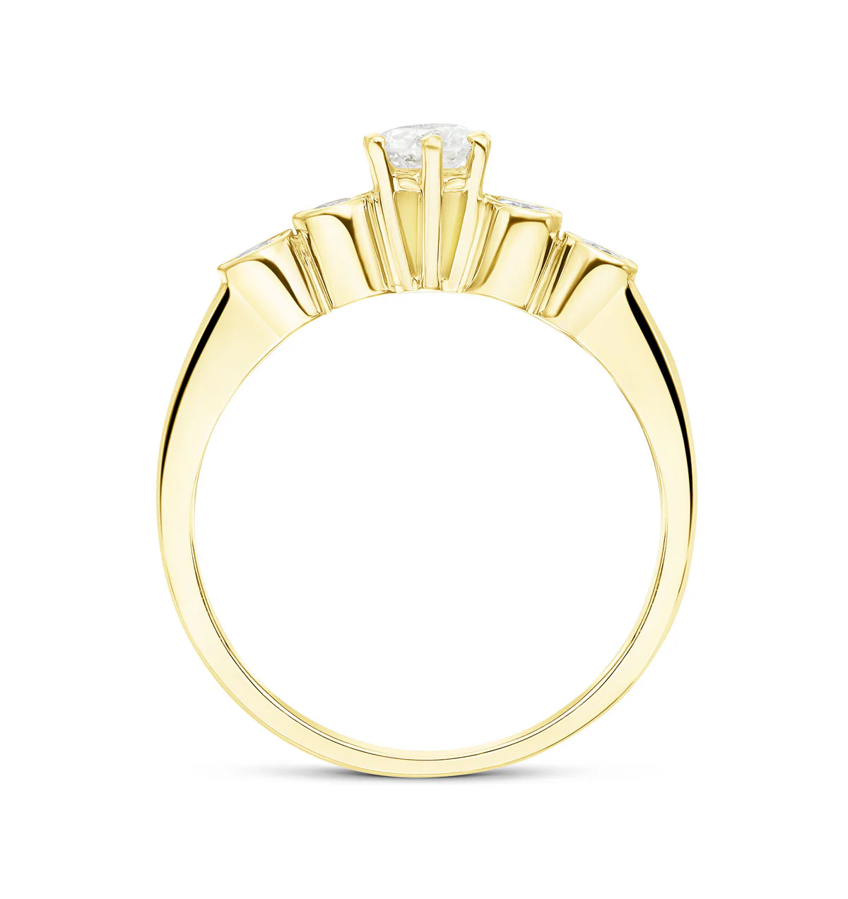 18K Gold Lab Diamond Ring Mount (0.40ct) - Image 2