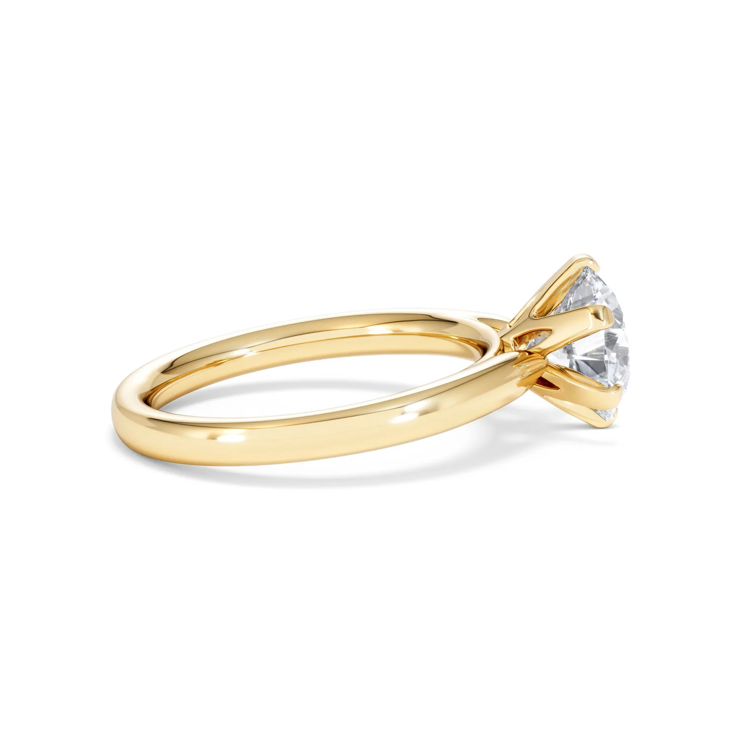 2 Carat Diamond Engagement Ring Low Set Chloe Lab F/VS1 18K Gold - Image 29