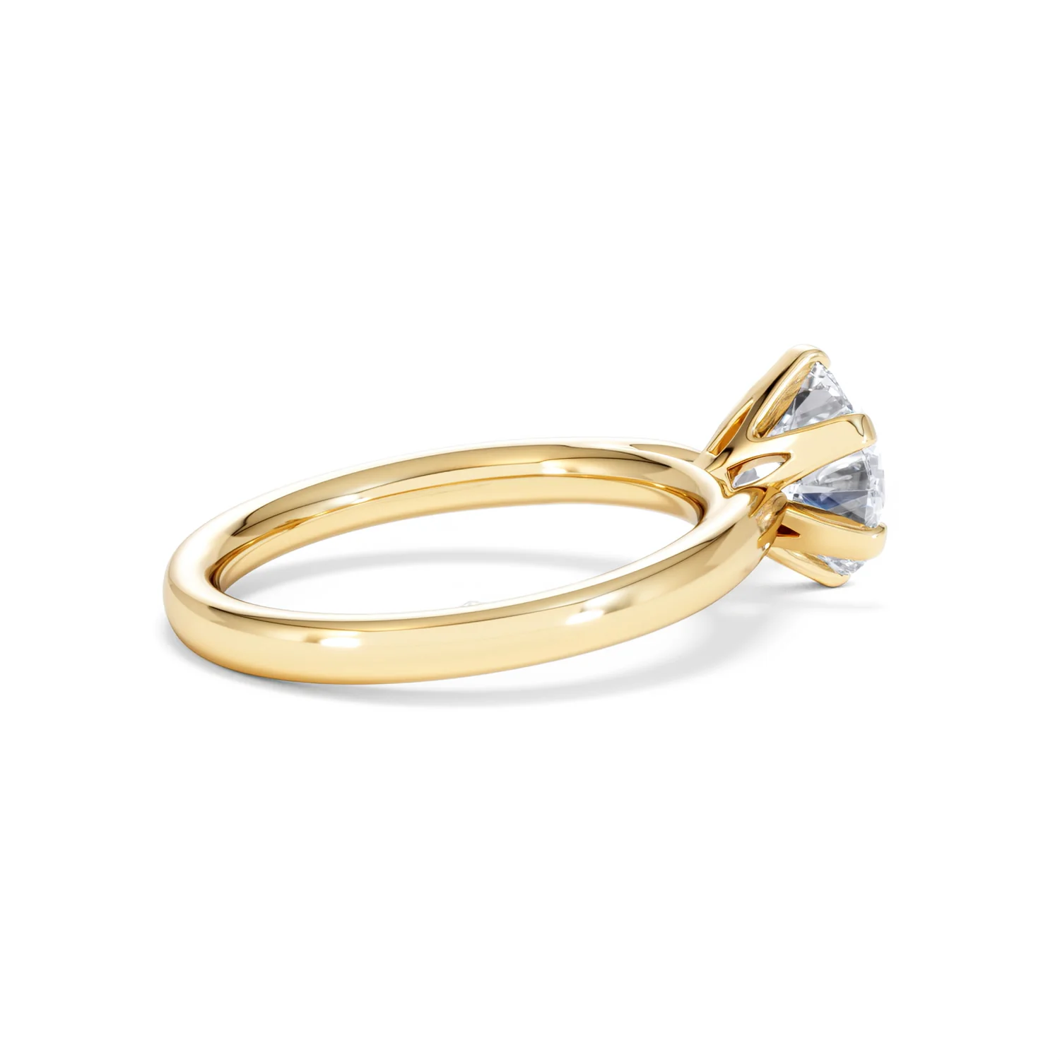 2 Carat Diamond Engagement Ring Low Set Chloe Lab F/VS1 18K Gold - Image 33