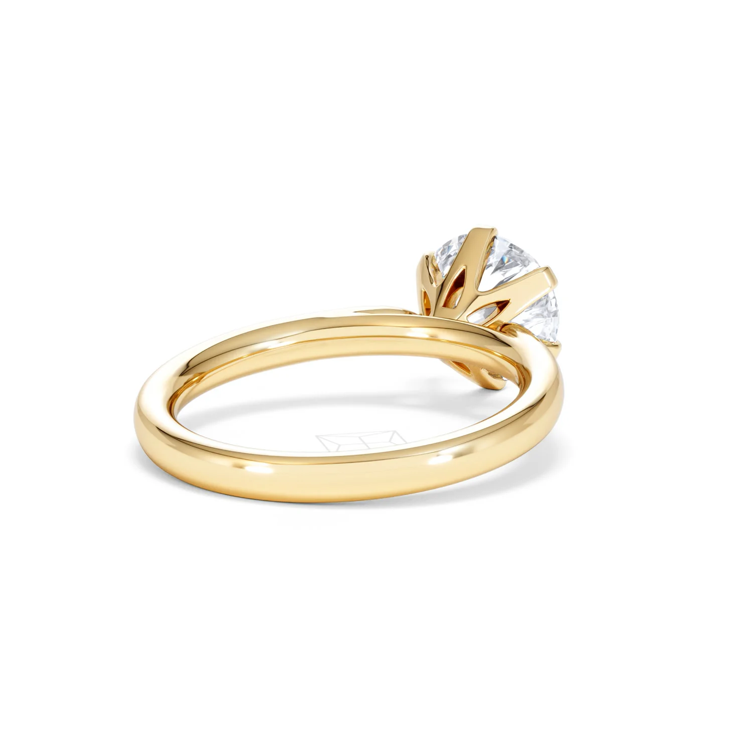 2 Carat Diamond Engagement Ring Low Set Chloe Lab F/VS1 18K Gold - Image 41