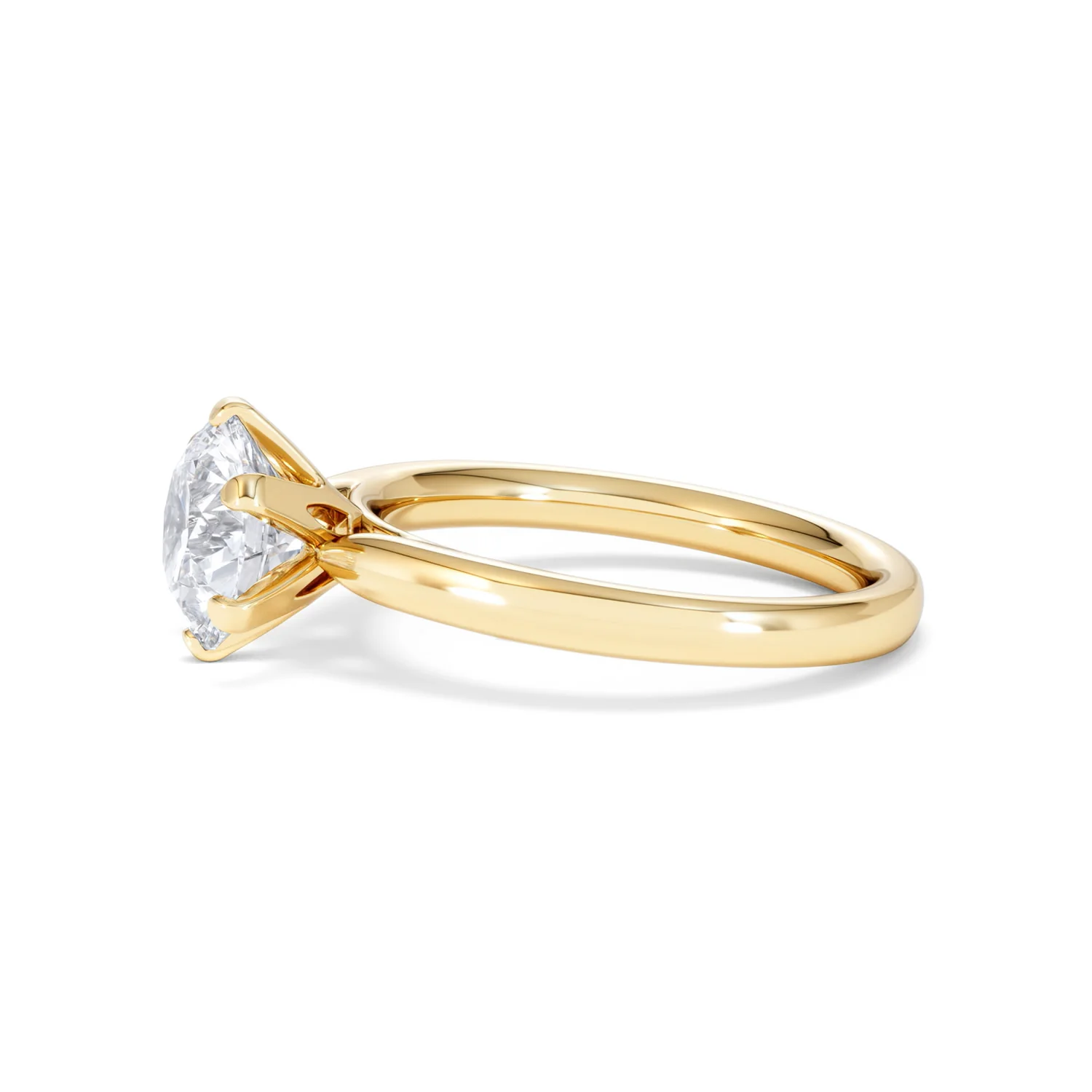 2 Carat Diamond Engagement Ring Low Set Chloe Lab F/VS1 18K Gold - Image 71