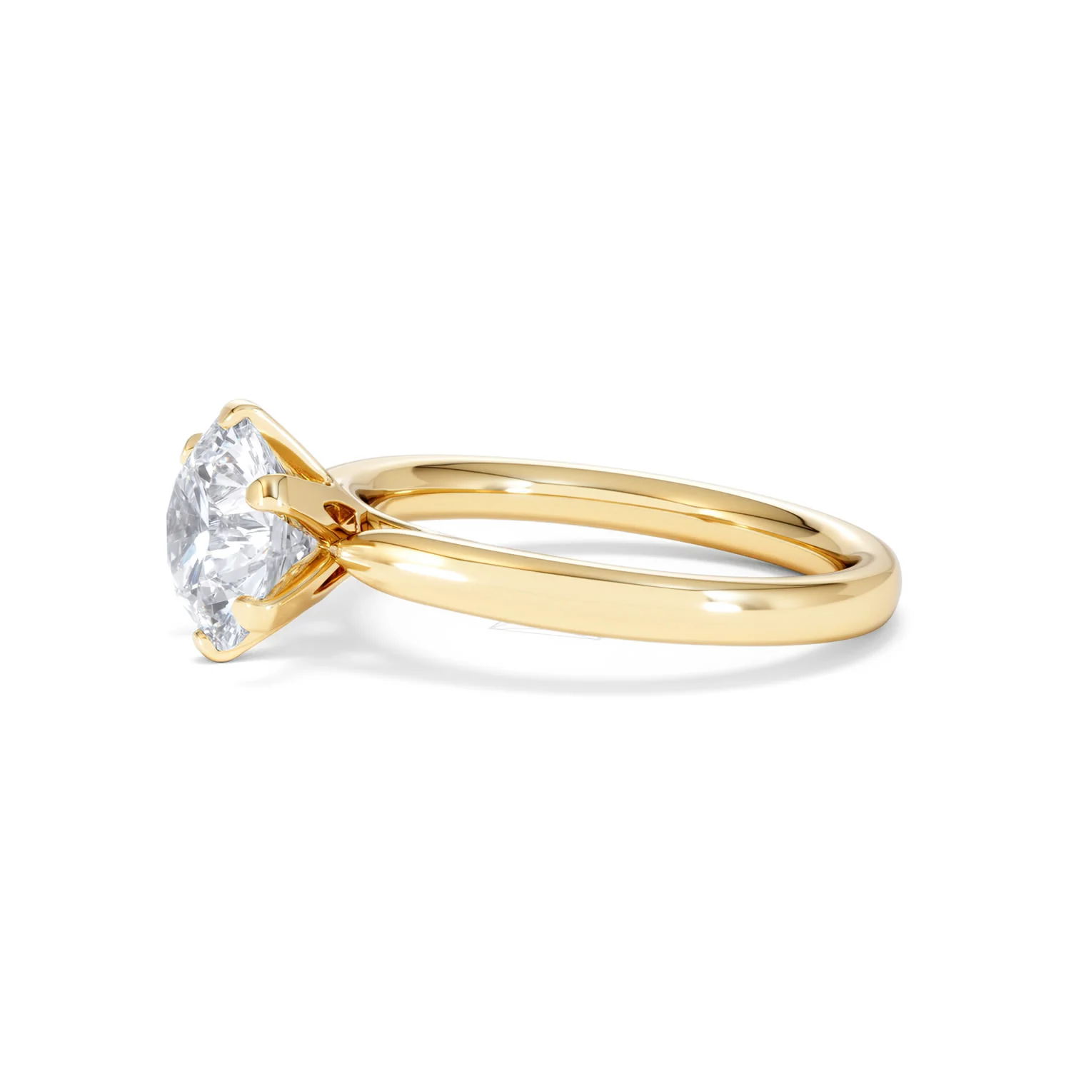 2 Carat Diamond Engagement Ring Low Set Chloe Lab F/VS1 18K Gold - Image 73