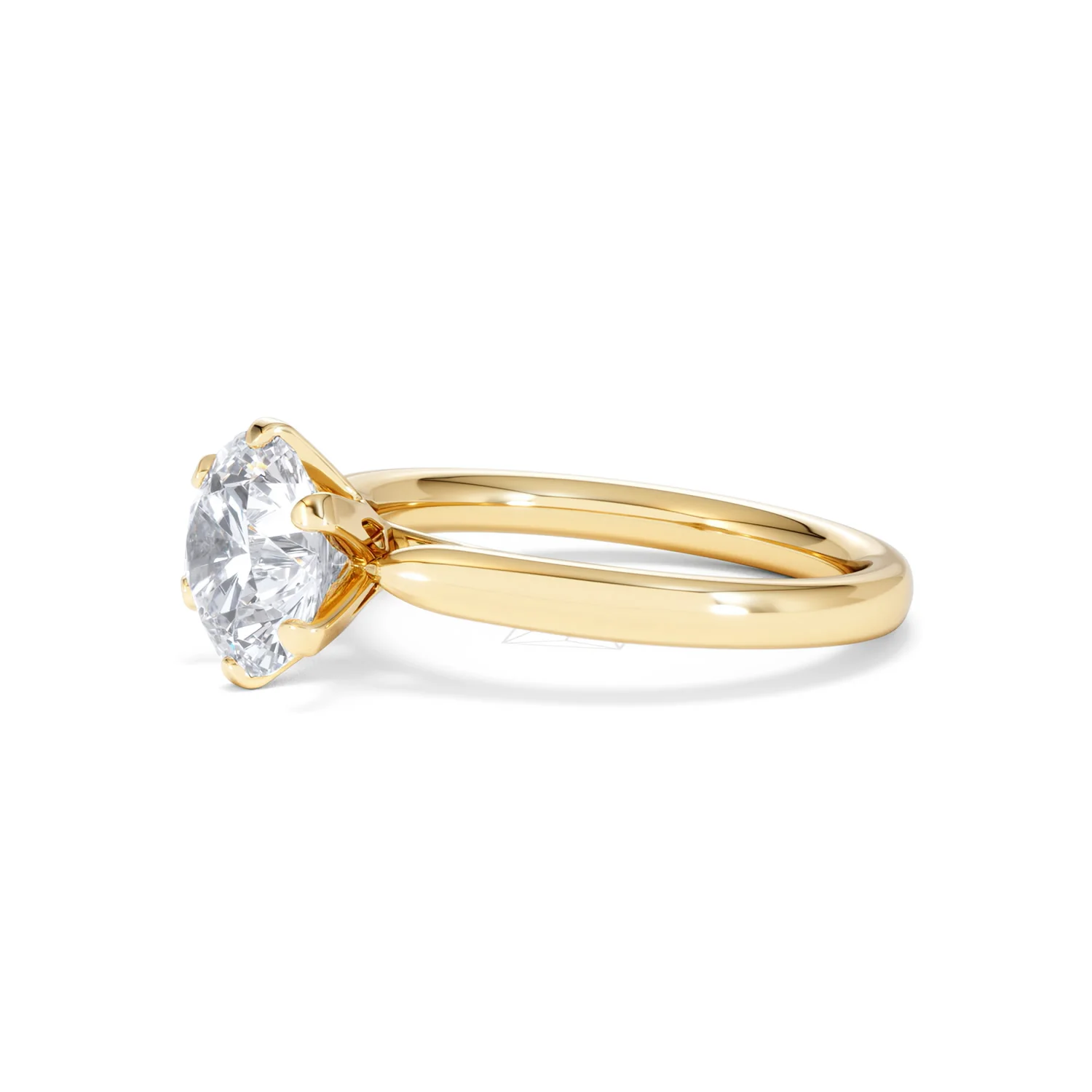 2 Carat Diamond Engagement Ring Low Set Chloe Lab F/VS1 18K Gold - Image 75