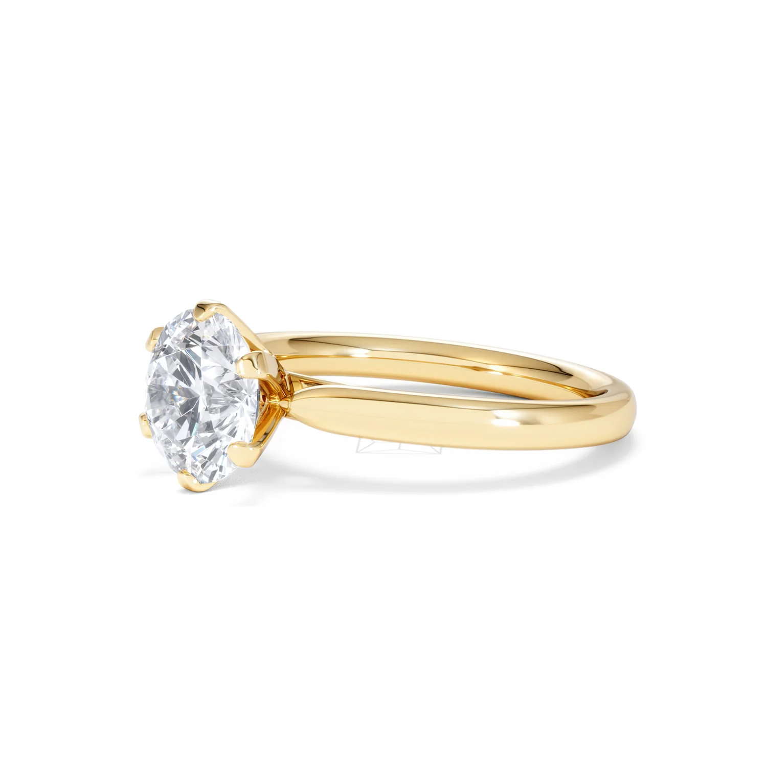 2 Carat Diamond Engagement Ring Low Set Chloe Lab F/VS1 18K Gold - Image 77
