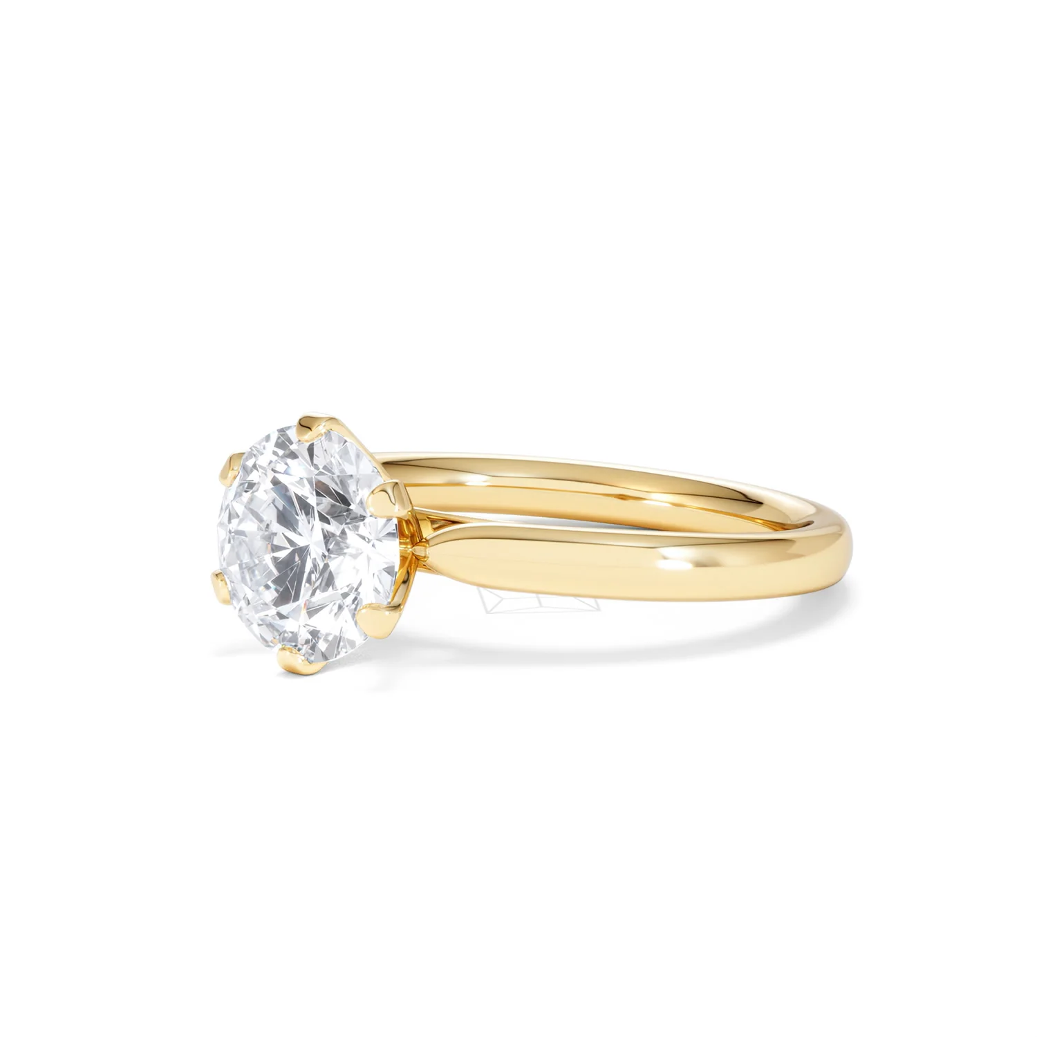 2 Carat Diamond Engagement Ring Low Set Chloe Lab F/VS1 18K Gold - Image 79