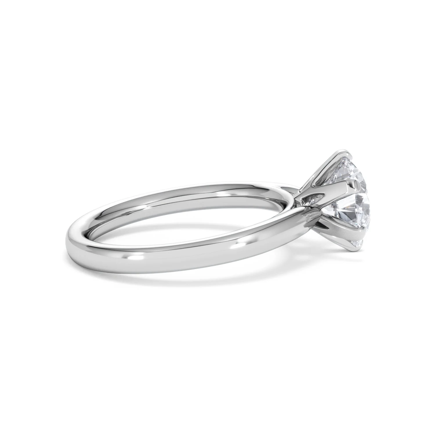2 Carat Diamond Engagement Ring Low Set Chloe Lab F/VS1 Platinum - Image 29