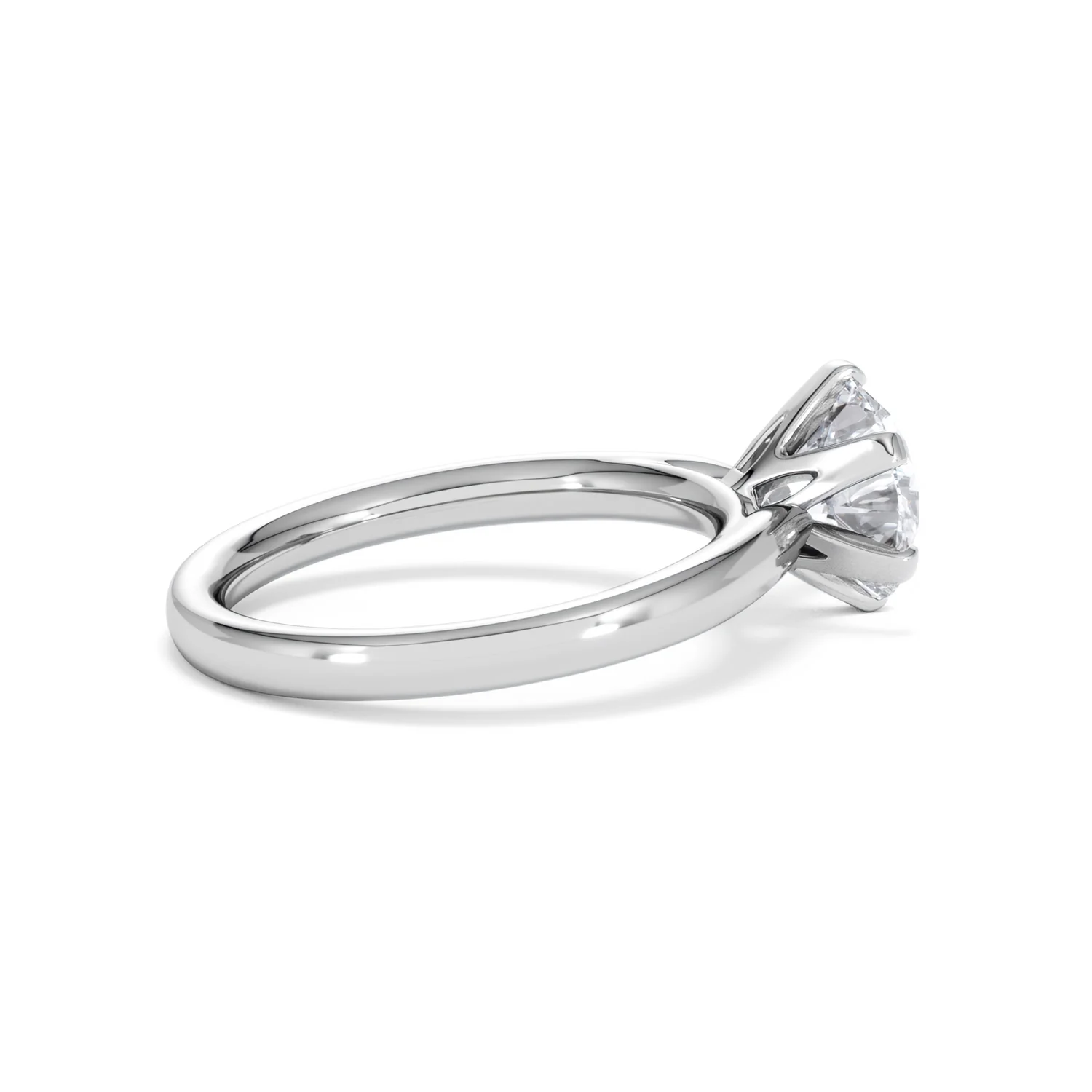 2 Carat Diamond Engagement Ring Low Set Chloe Lab F/VS1 Platinum - Image 32