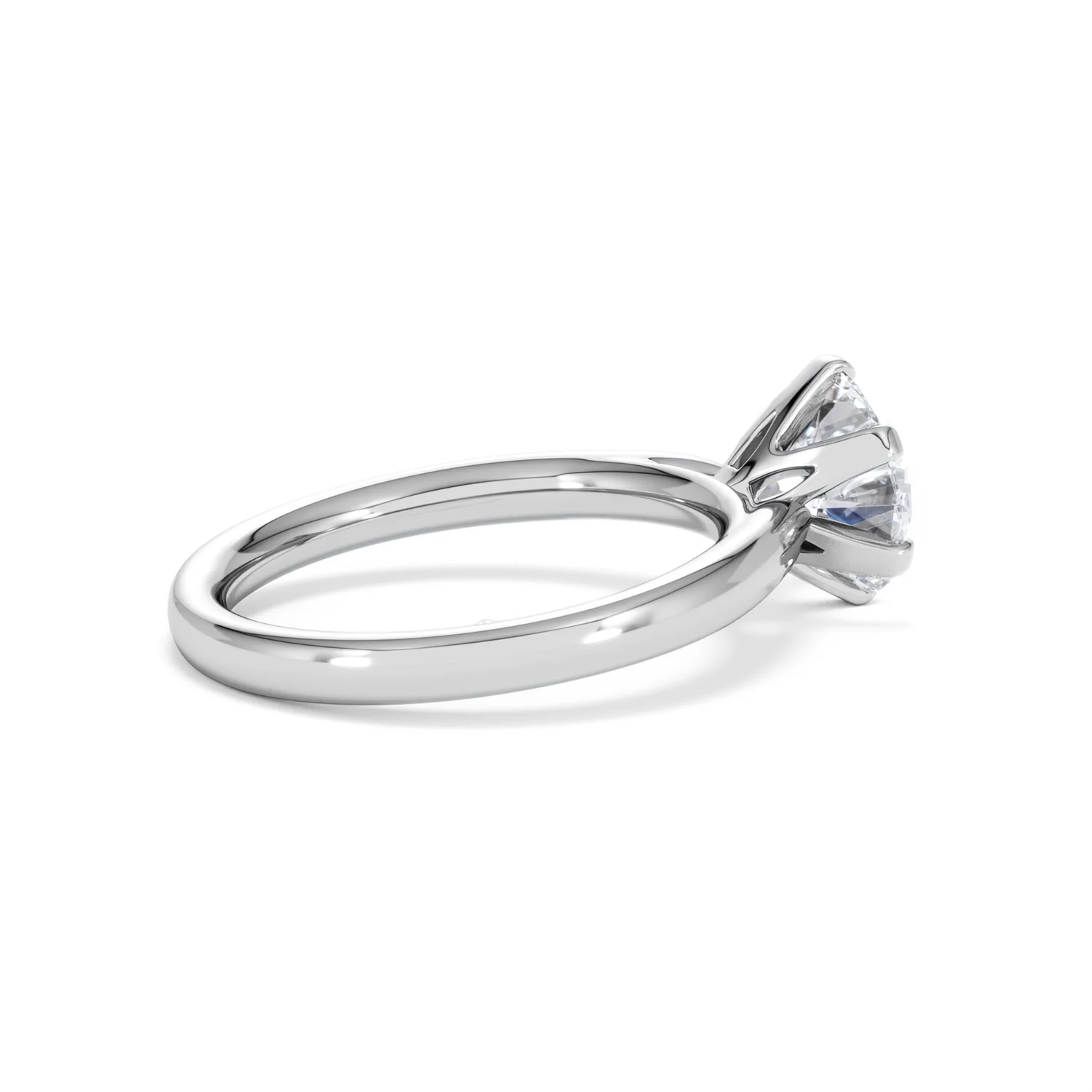 2 Carat Diamond Engagement Ring Low Set Chloe Lab F/VS1 Platinum - Image 33
