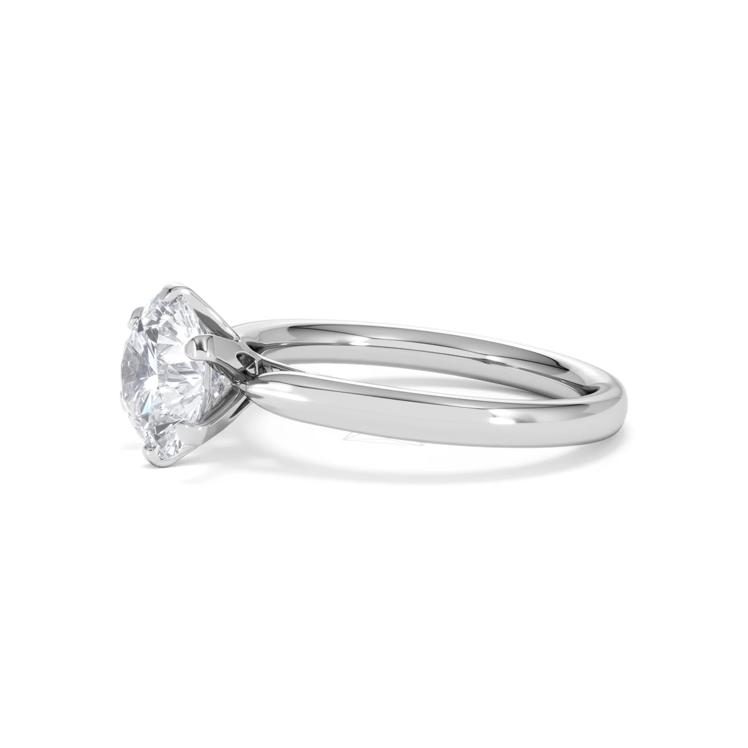2 Carat Diamond Engagement Ring Low Set Chloe Lab F/VS1 Platinum - Image 74