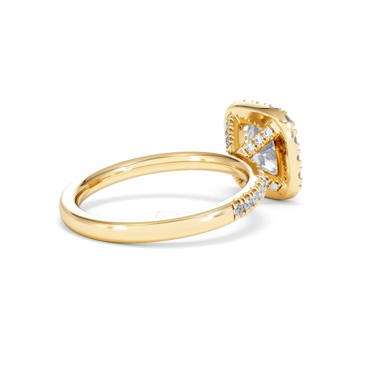 2.05ct Beatrice Lab Diamond Halo Engagement Ring in 18K Gold F/VS1 - Image 37