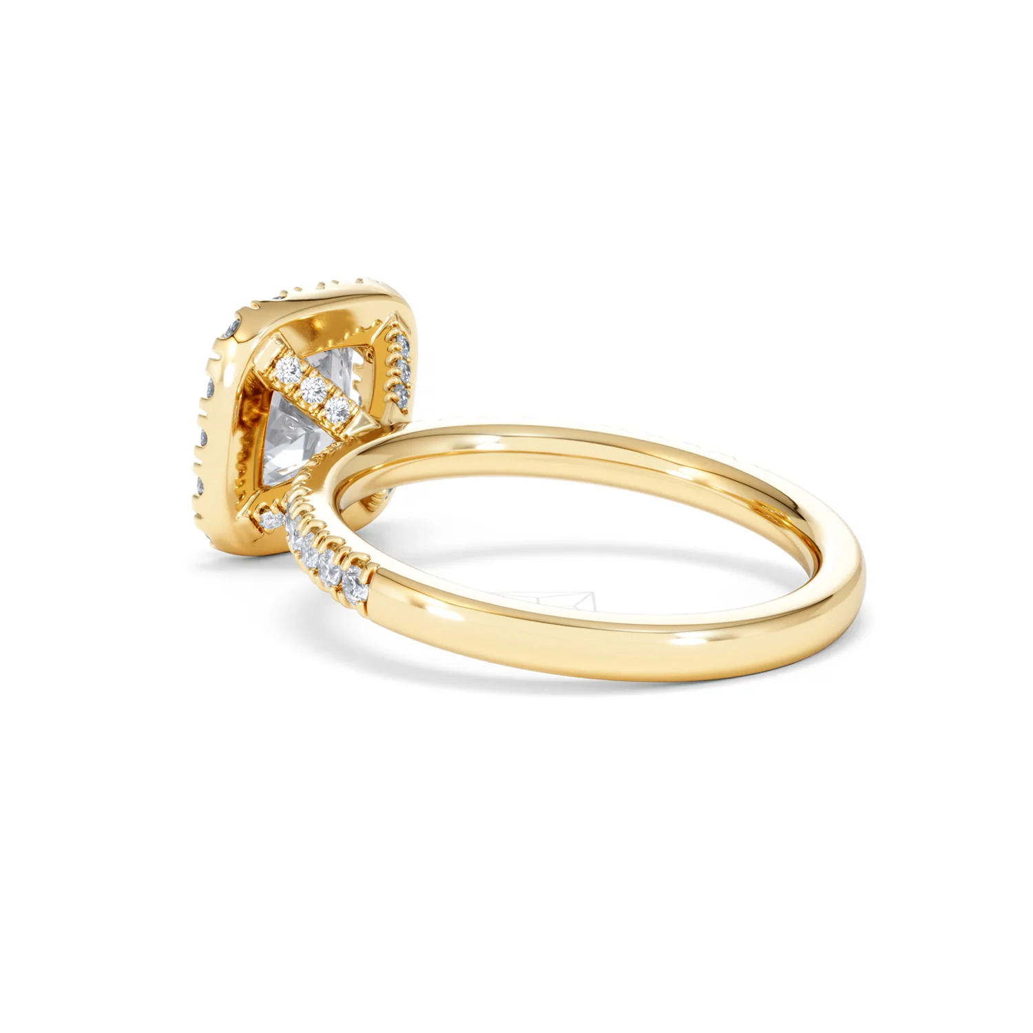 2.05ct Beatrice Lab Diamond Halo Engagement Ring in 18K Gold F/VS1 - Image 58