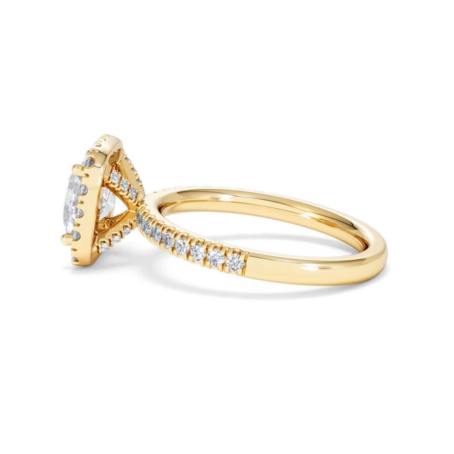 2.05ct Beatrice Lab Diamond Halo Engagement Ring in 18K Gold F/VS1 - Image 66