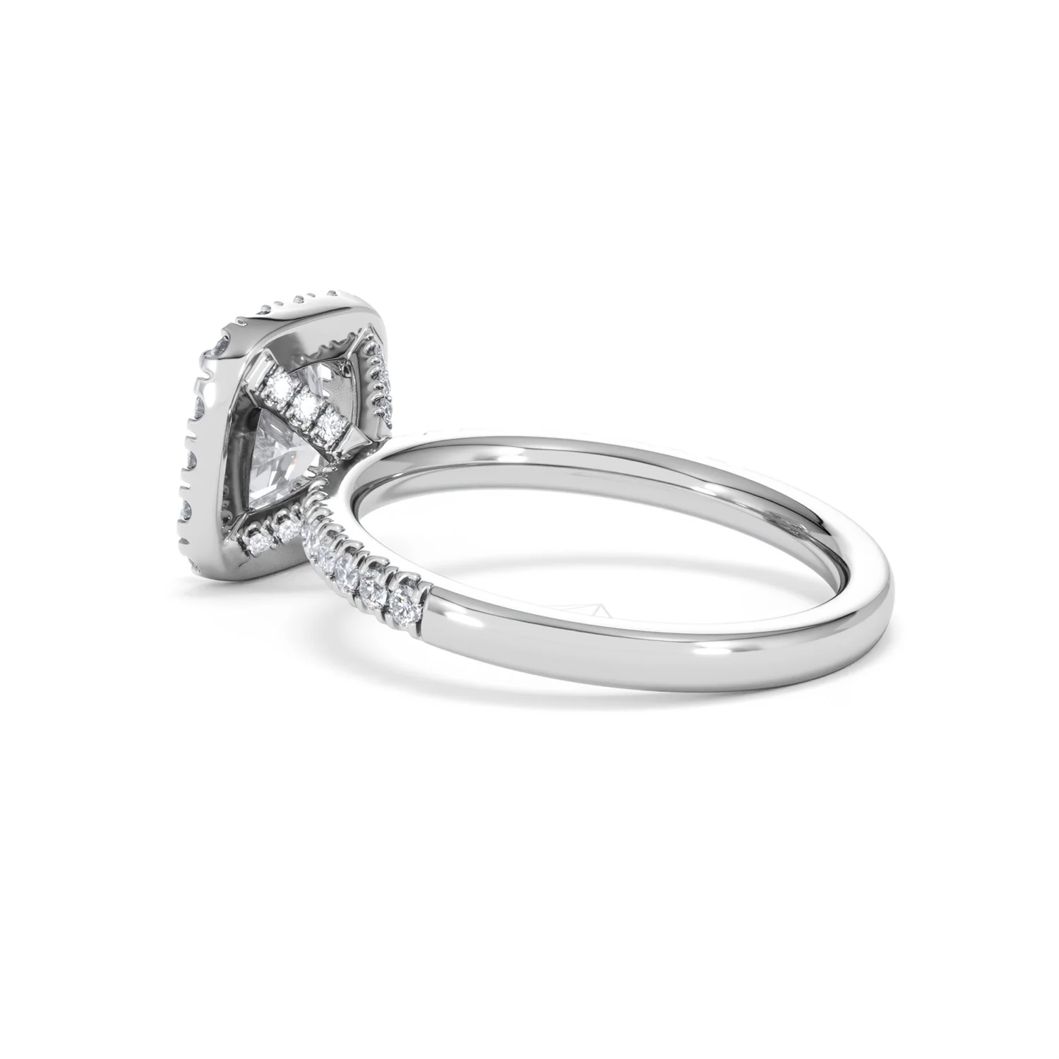 2.05ct Beatrice Lab Diamond Halo Engagement Ring in Platinum F/VS1 - Image 60